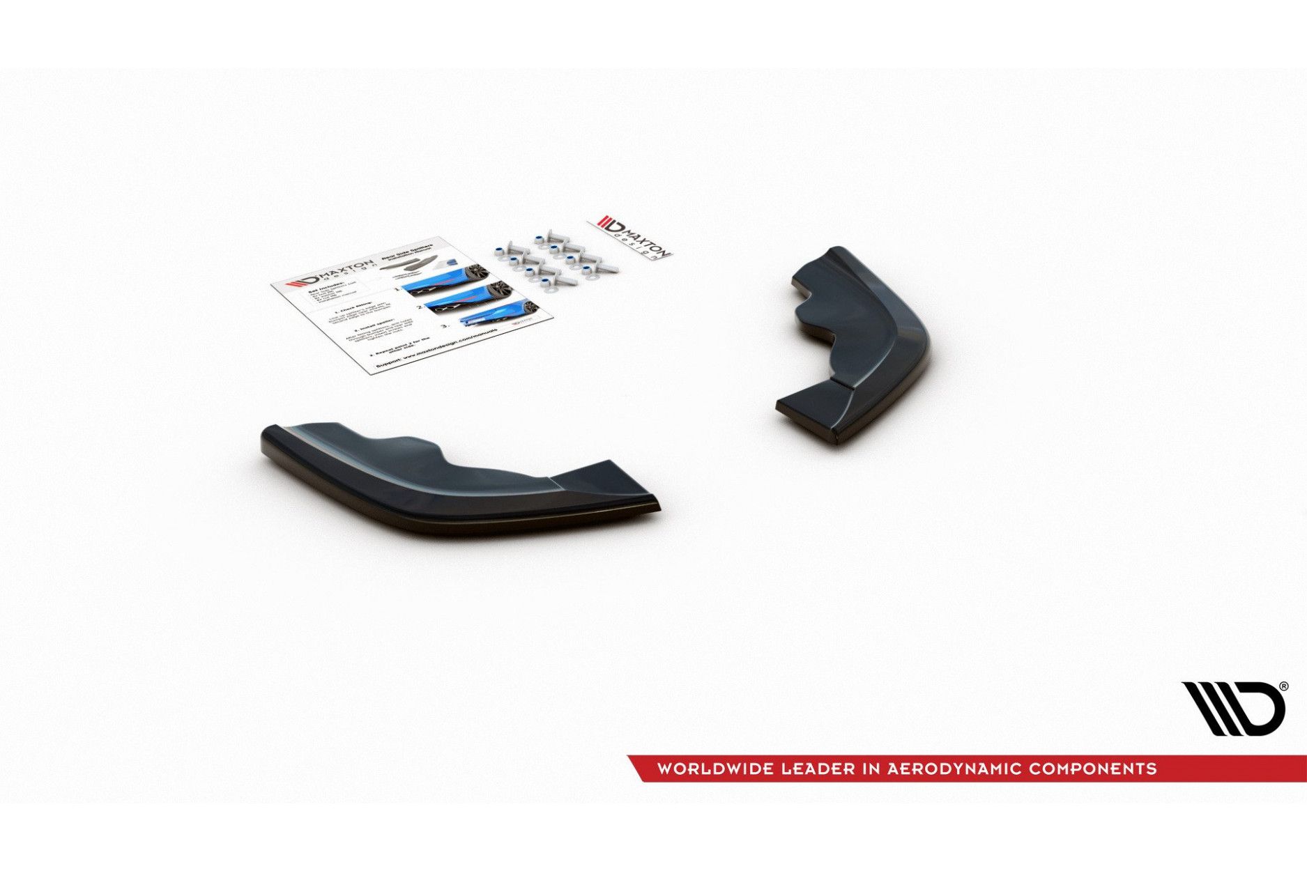 Maxtondesign Diffusor Erweiterung li/re V.3 für BMW 1er F40 M135i|mit M-Paket schwarz hochglanz (7) 