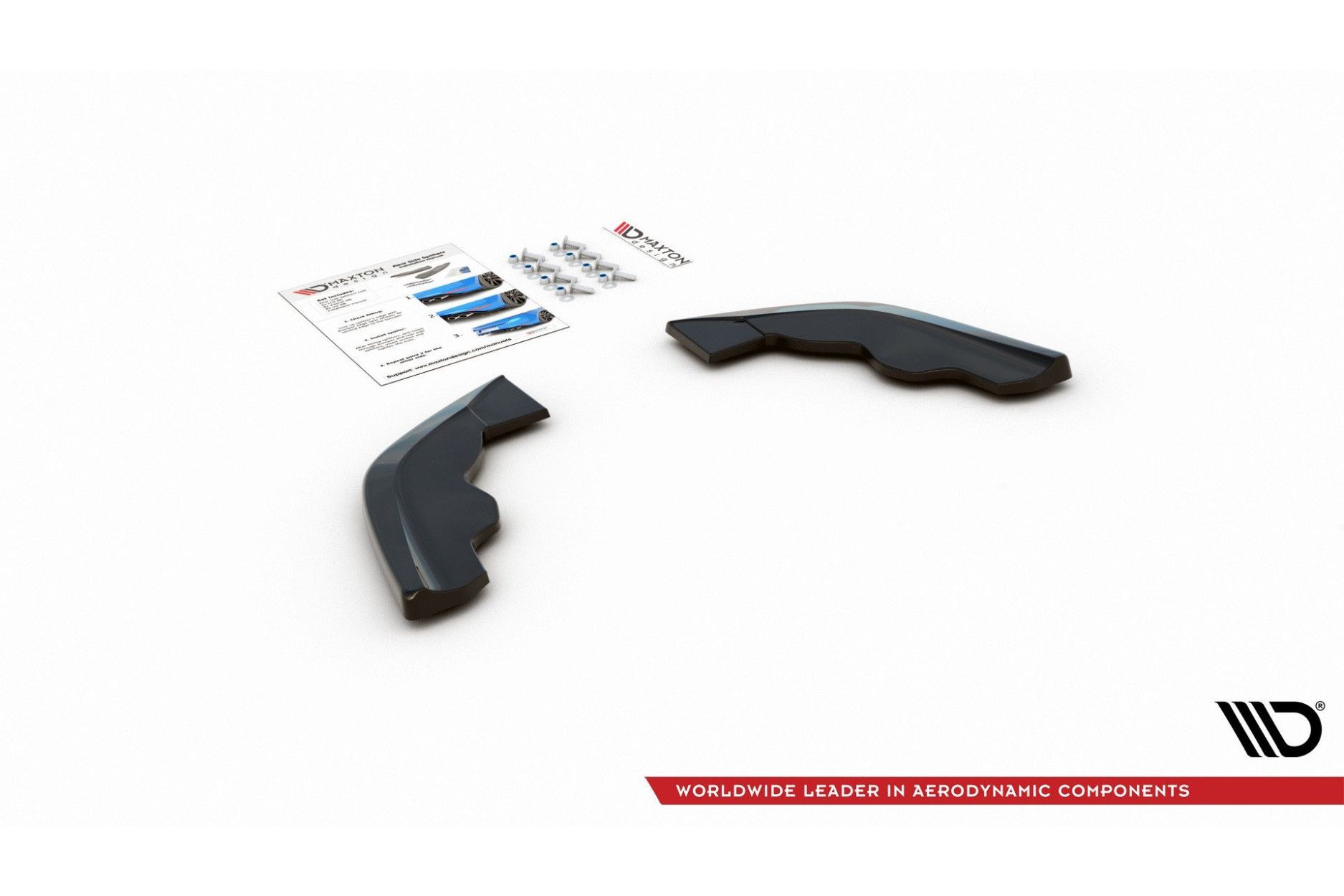 Maxtondesign Diffusor Erweiterung li/re V.3 für BMW 1er F40 M135i|mit M-Paket schwarz hochglanz (6) 