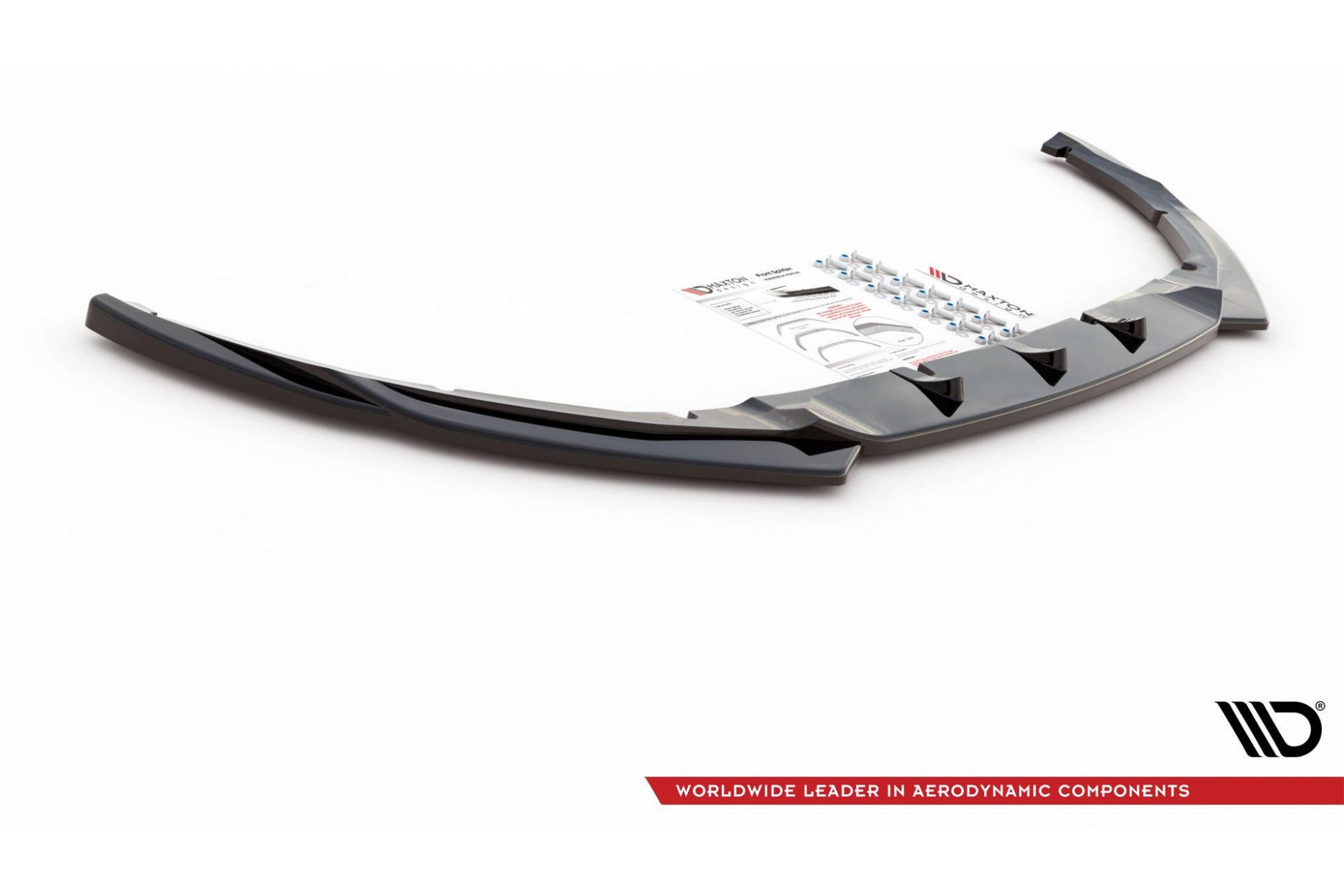 Maxtondesign Frontlippe V.5 für Ford Focus MK3 ST Facelift schwarz hochglanz (5) 