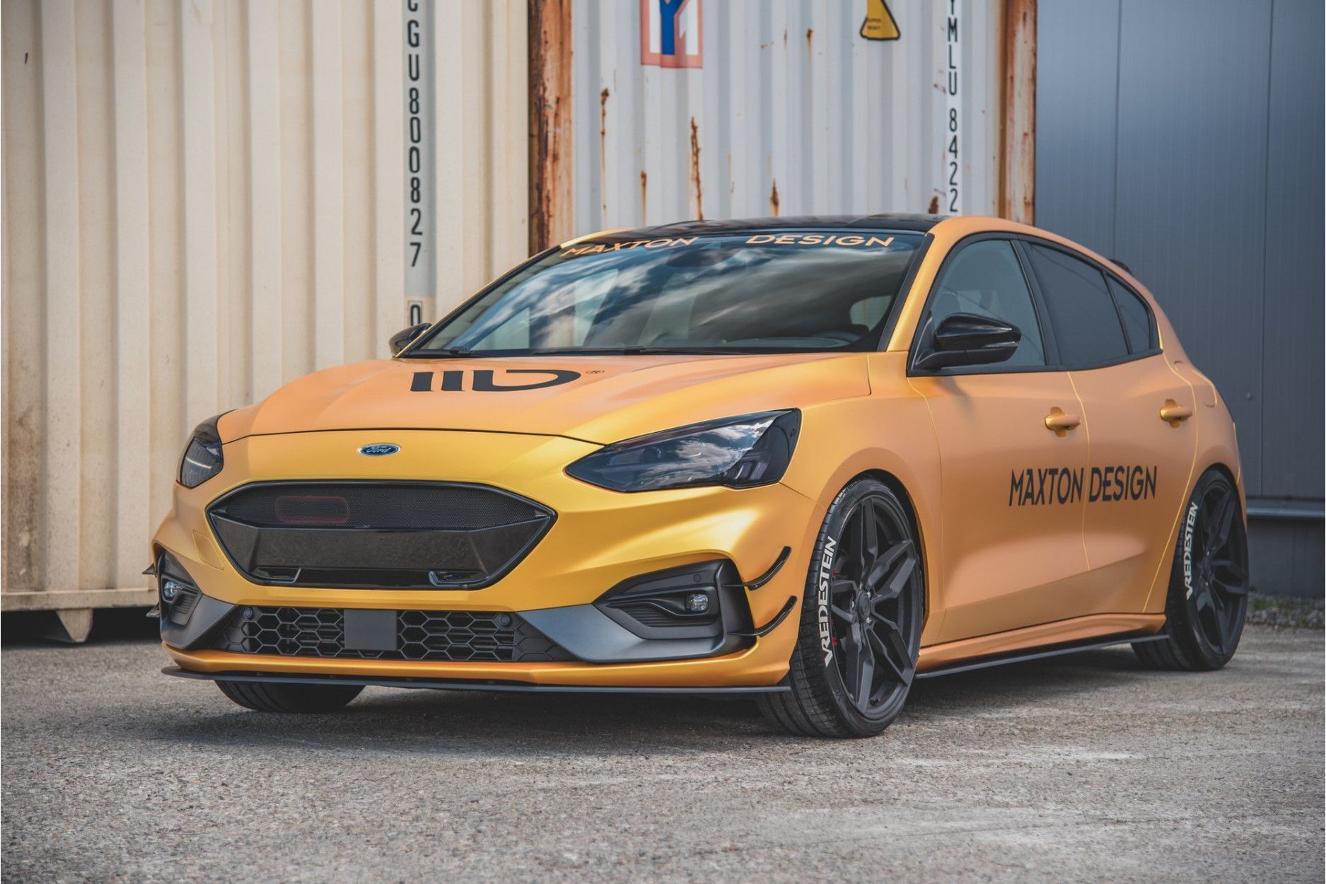 Auto Frontspoiler Lippe für Ford Focus mk4 ST/st-line 2019-2021