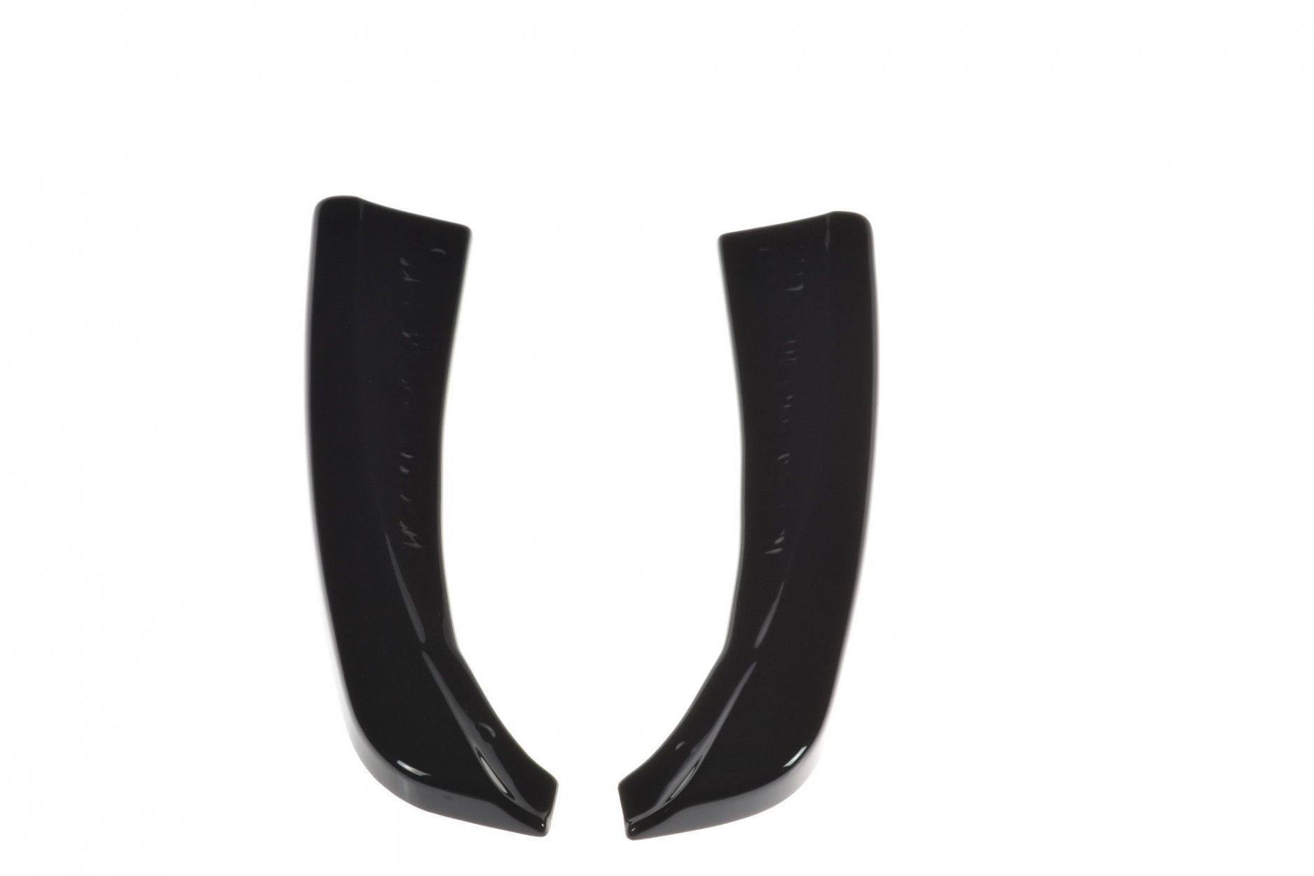 Maxtondesign Diffusor Erweiterung li/re für Mercedes Benz C-Klasse C205 AMG-Paket Coupe schwarz hochglanz (5) 