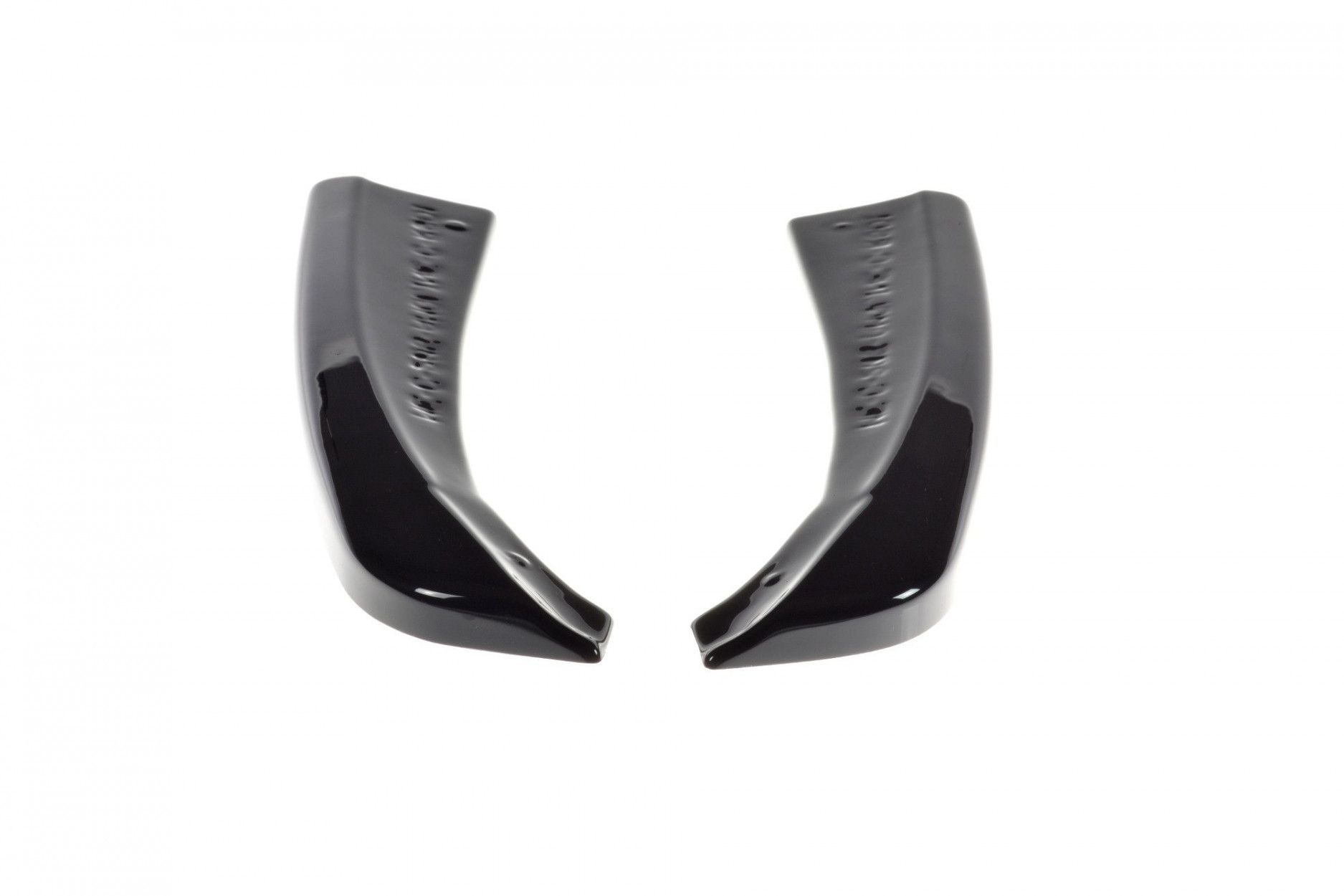 Maxtondesign Diffusor Erweiterung li/re für Mercedes Benz C-Klasse C205 AMG-Paket Coupe schwarz hochglanz (7) 