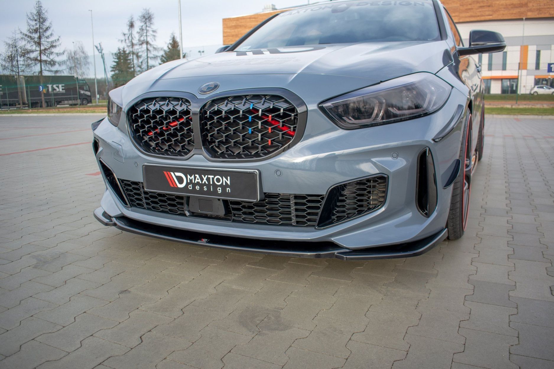 Maxton Design Front Ansatz passend für V.3 BMW 3er G20 M Paket schwarz