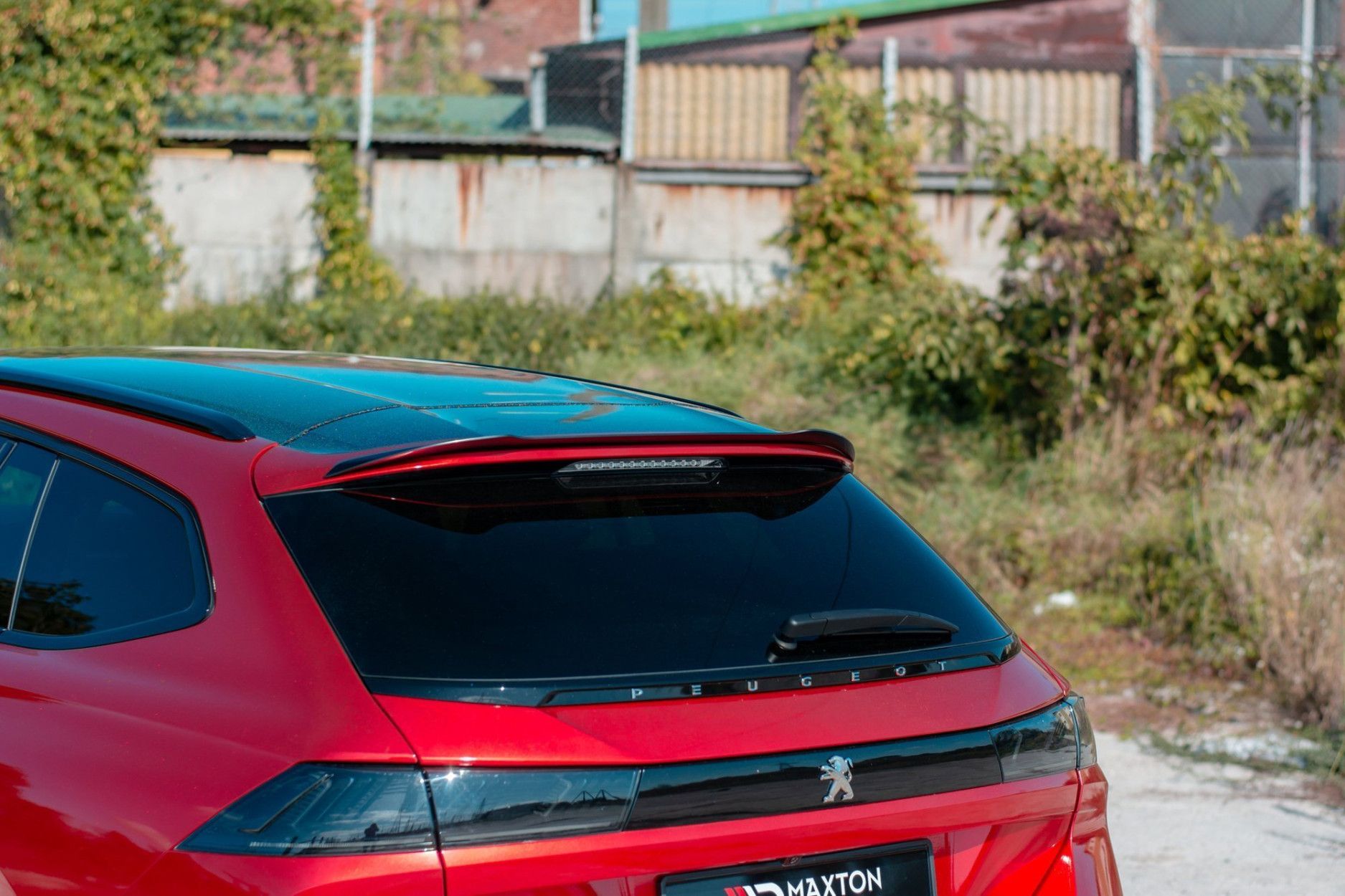Maxtondesign Spoiler für Peugeot 508 MK2 schwarz hochglanz (5) 