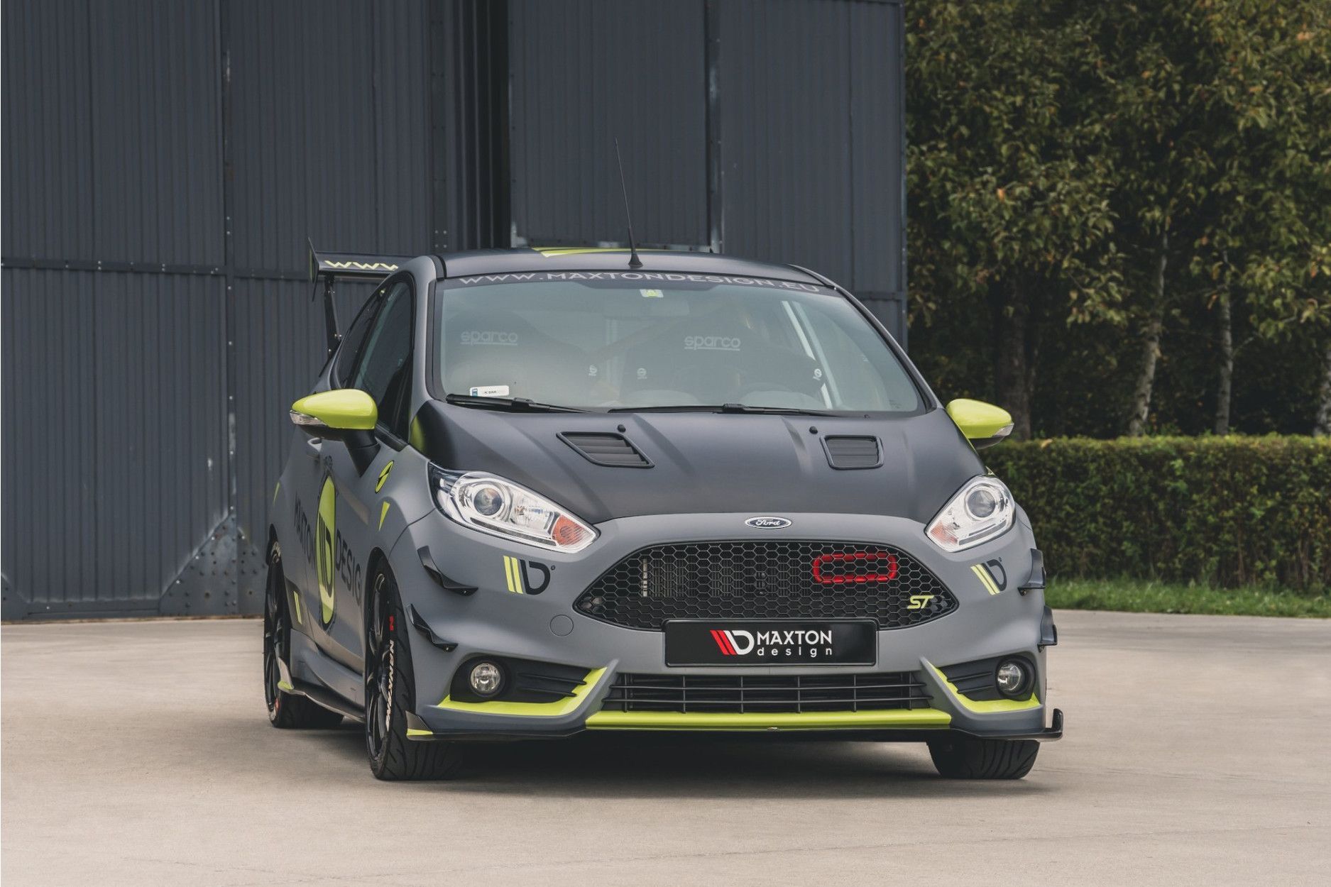Maxtondesign Seitenschweller für Ford Fiesta MK7 ST Facelift schwarz (2) 