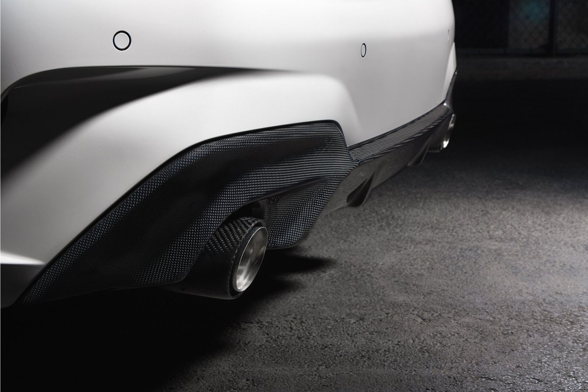 3DDesign Carbon Diffusor passend für BMW G20 mit M-Paket für AGA mit 2  Endrohren - online kaufen bei CFD