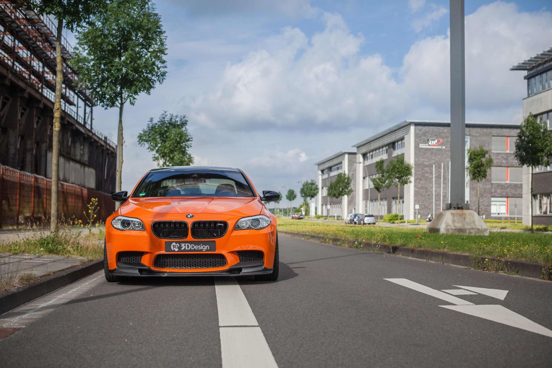 3DDesign Carbon Frontlippe passend für BMW 5er F10 M5 (8) 
