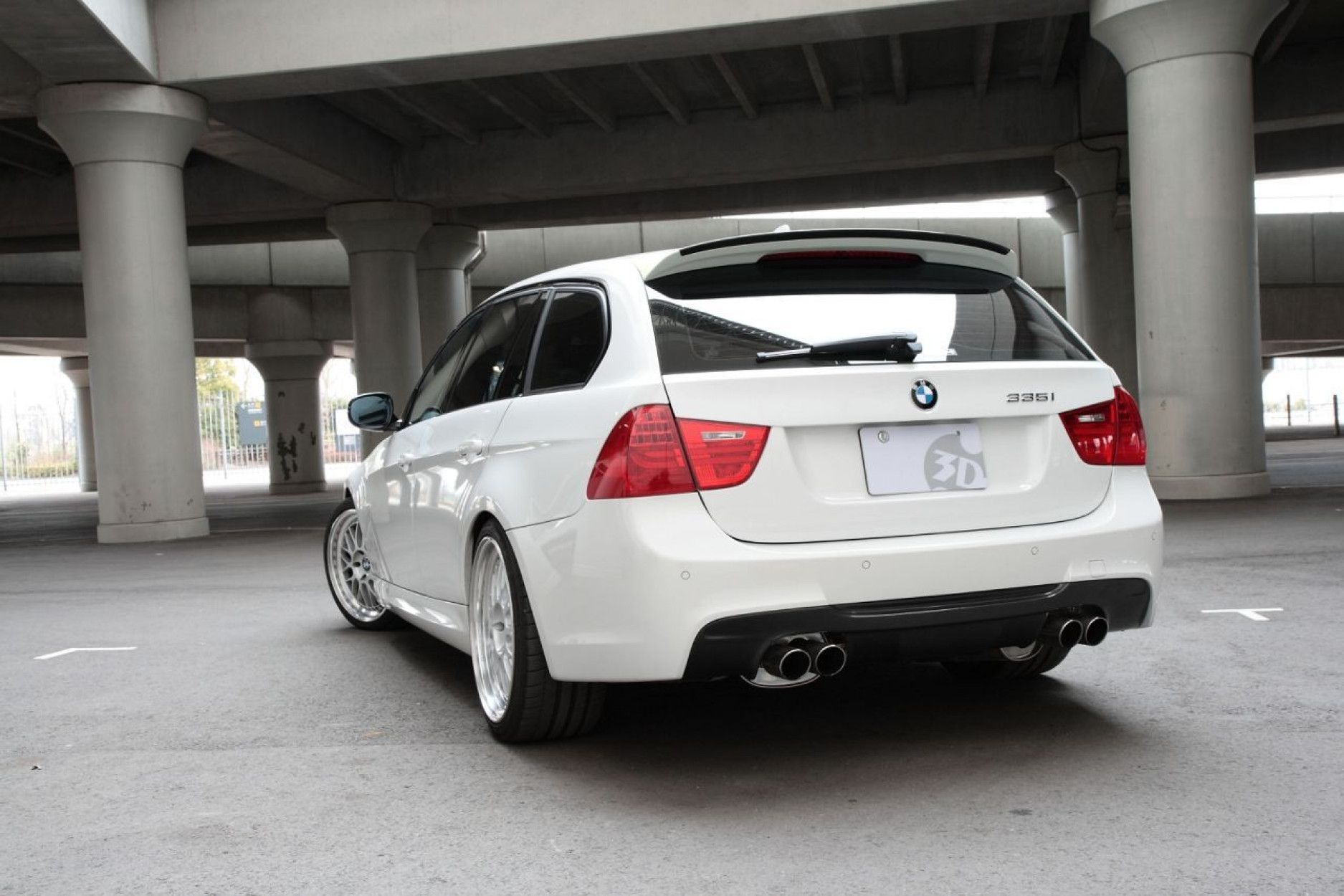 3DDesign Carbon Dach- Spoiler für BMW 3er E91 - online kaufen bei CFD
