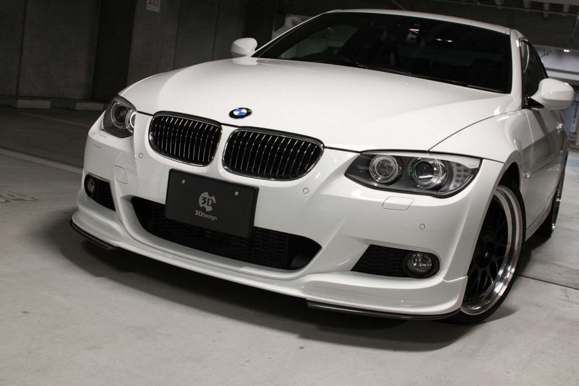 3DDesign Carbon Frontsplitter passend für BMW E92 E93 Facelift mit M-Paket (2) 