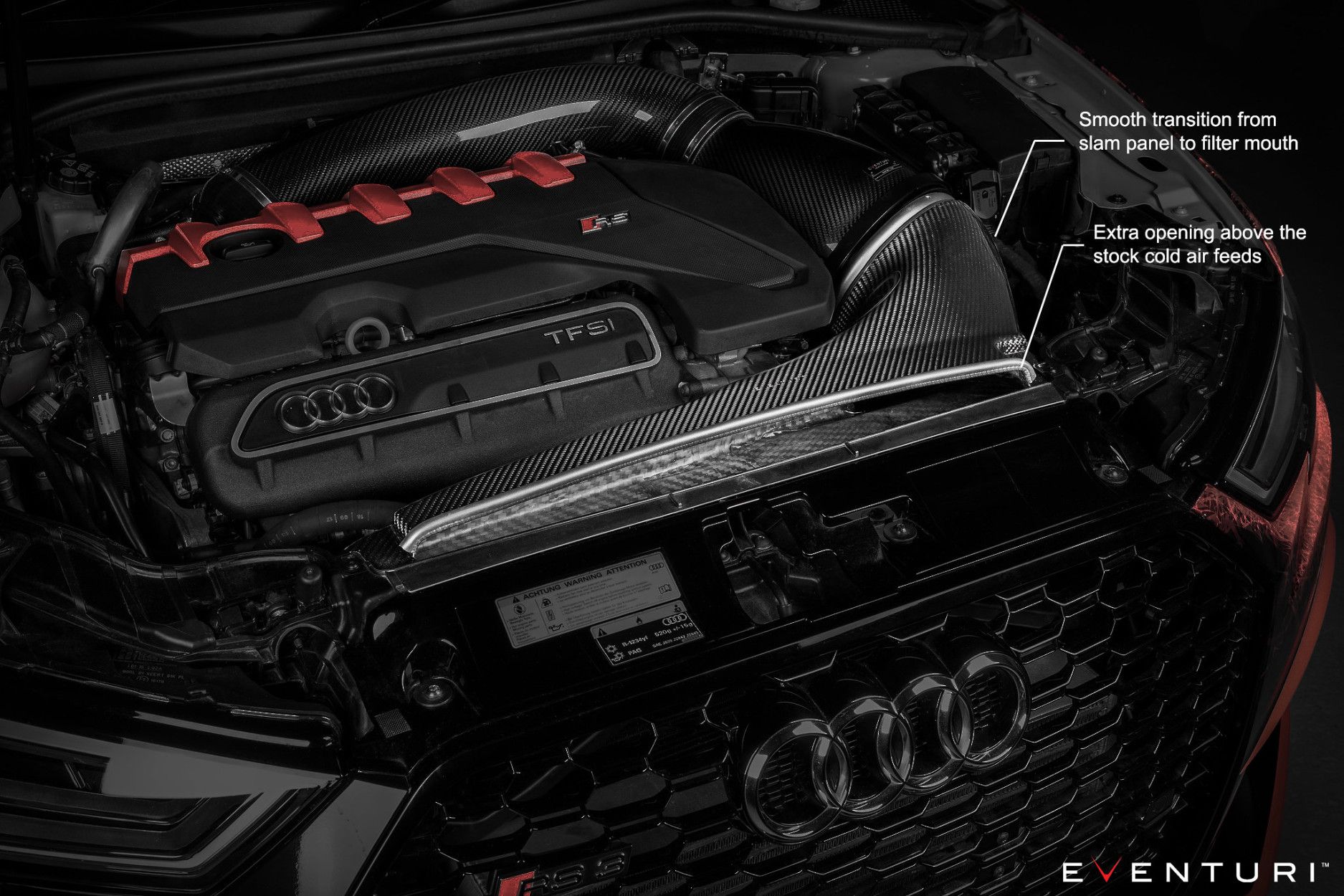 Eventuri Carbon Ansaugsystem STAGE 3 für Audi RS3 8V Facelift und TTRS 8S (7) 