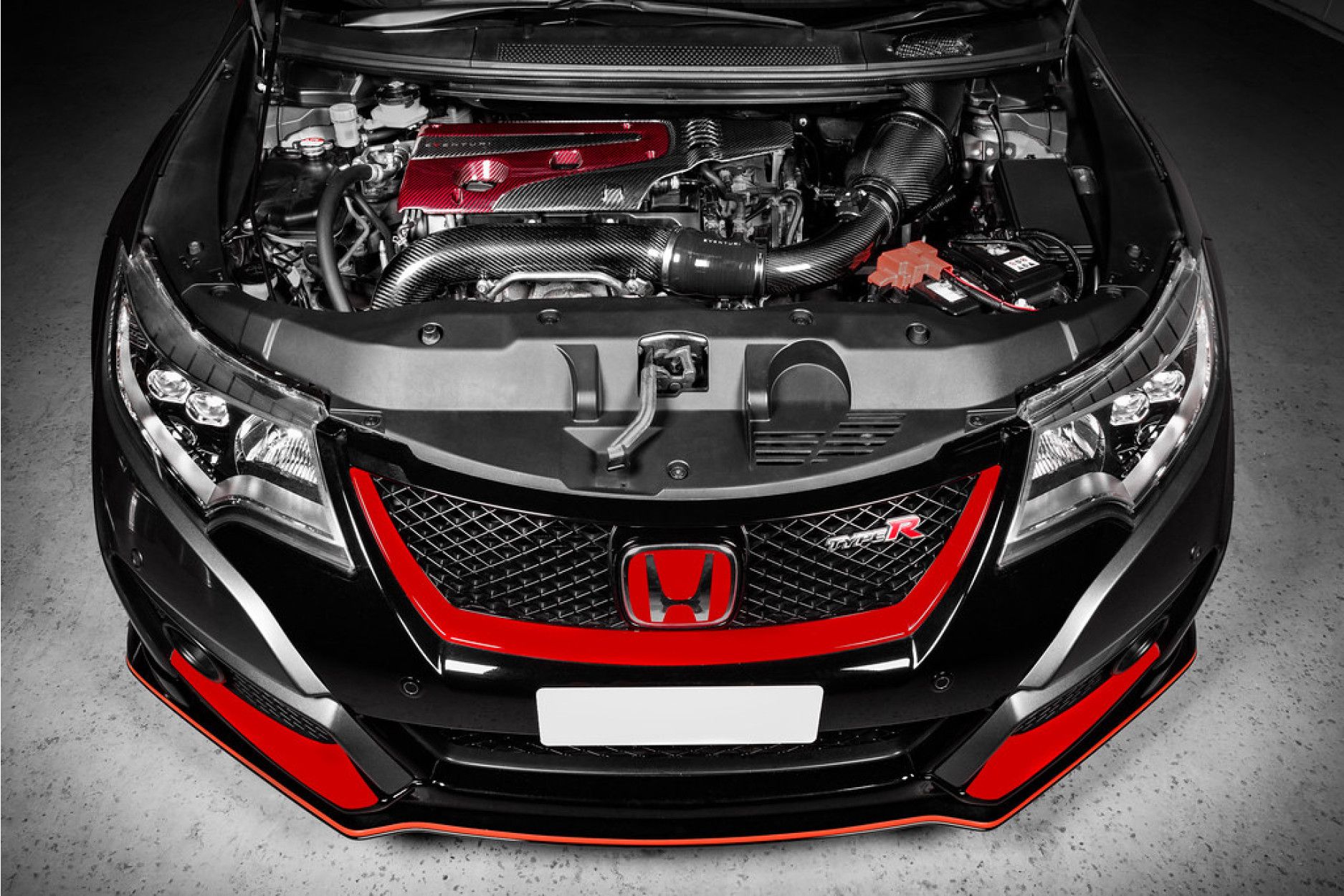 Eventuri Carbon Motorabdeckung für Honda Civic FK2 Type R (3) 
