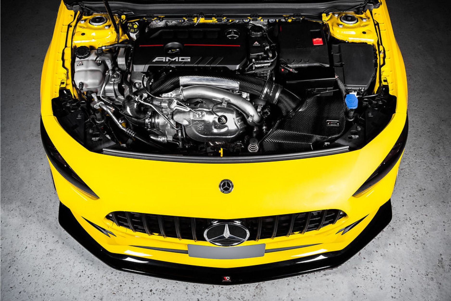 Eventuri Carbon Turbo-Rohr für Ansaugsystem für Mercedes Benz A35 AMG | CLA35 AMG und A250 - nur vor Facelift (5) 