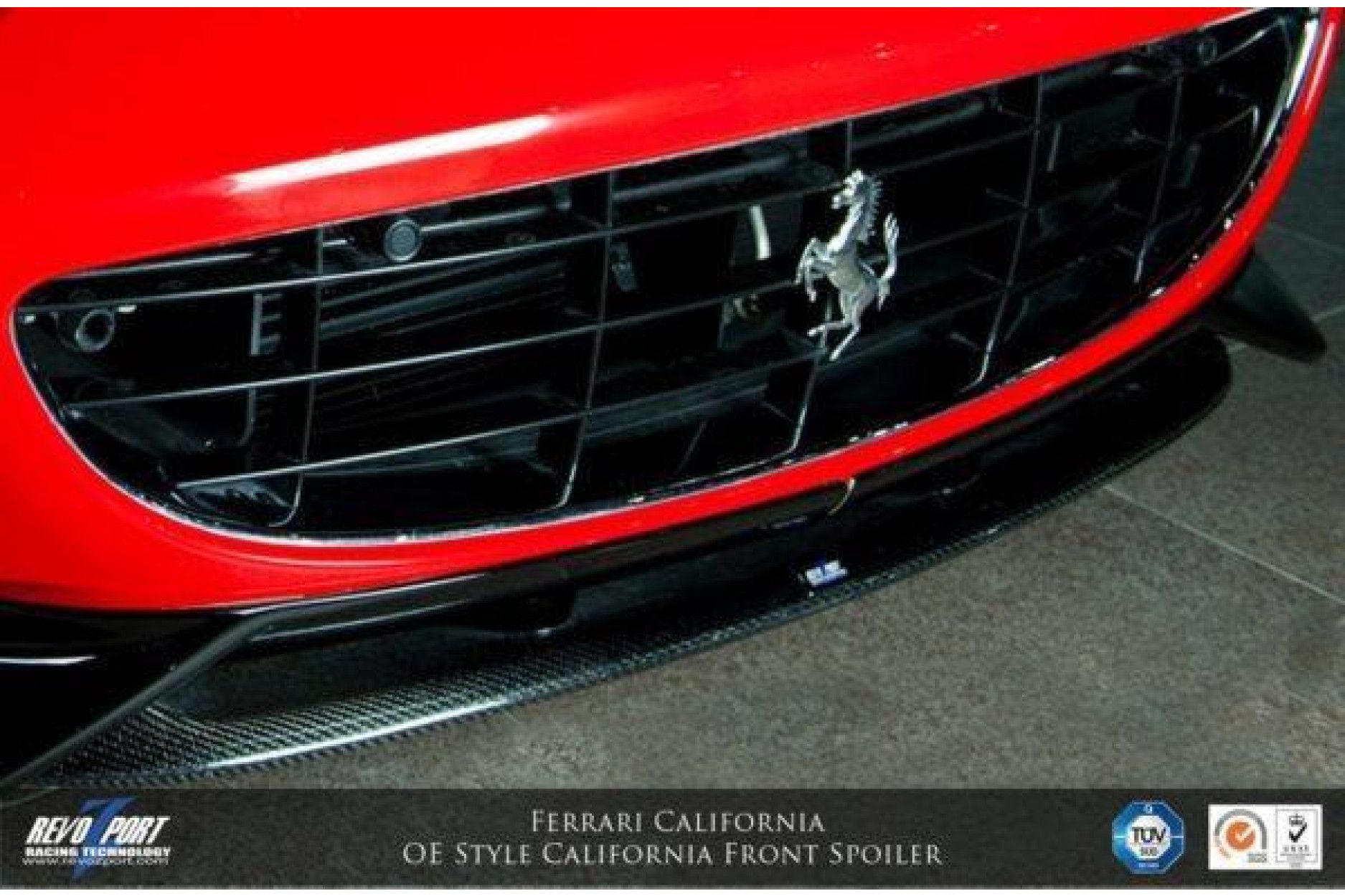 RevoZport Carbon Frontlippe für Ferrari California OE-Style