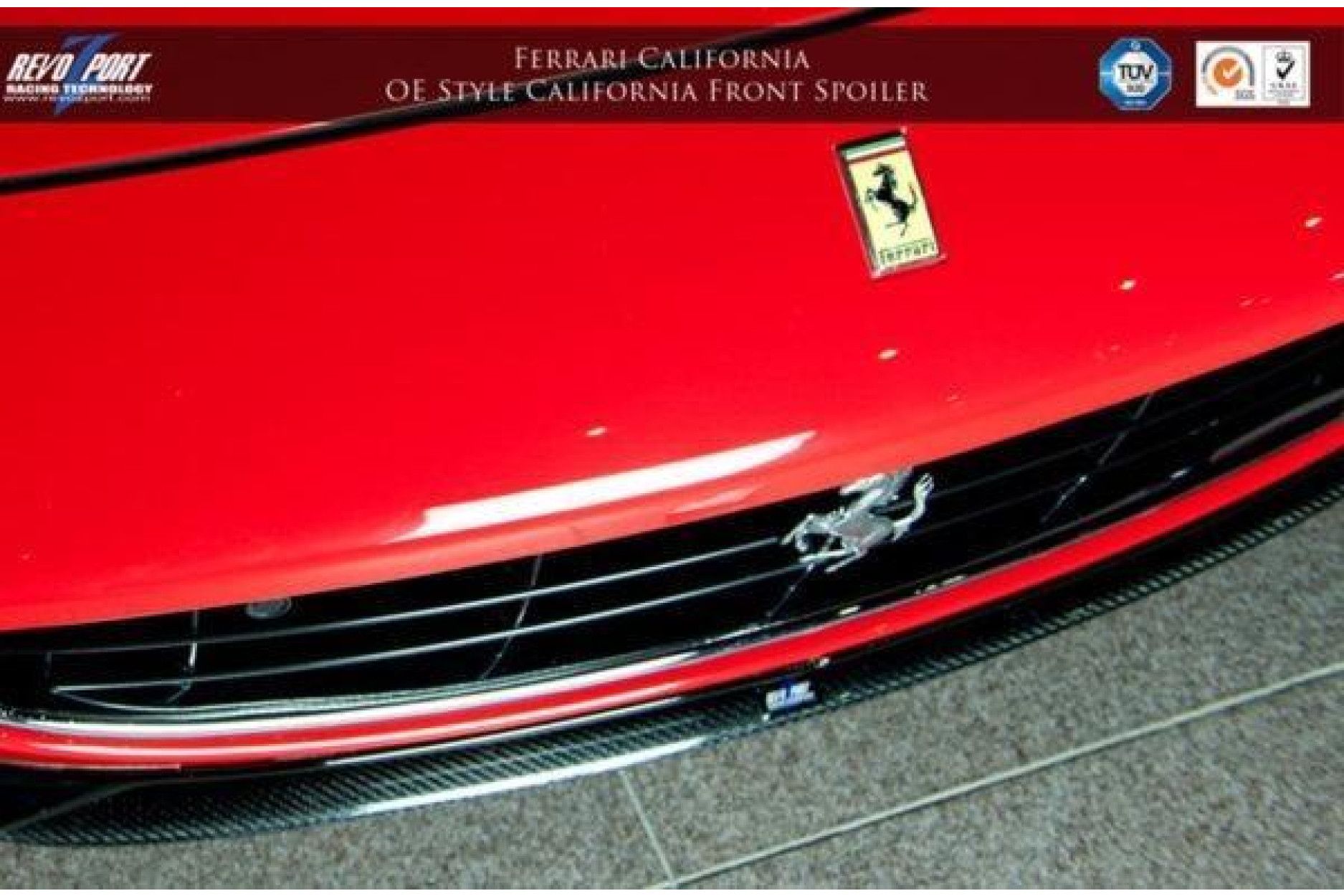 RevoZport Carbon Frontlippe für Ferrari California OE-Style (2) 