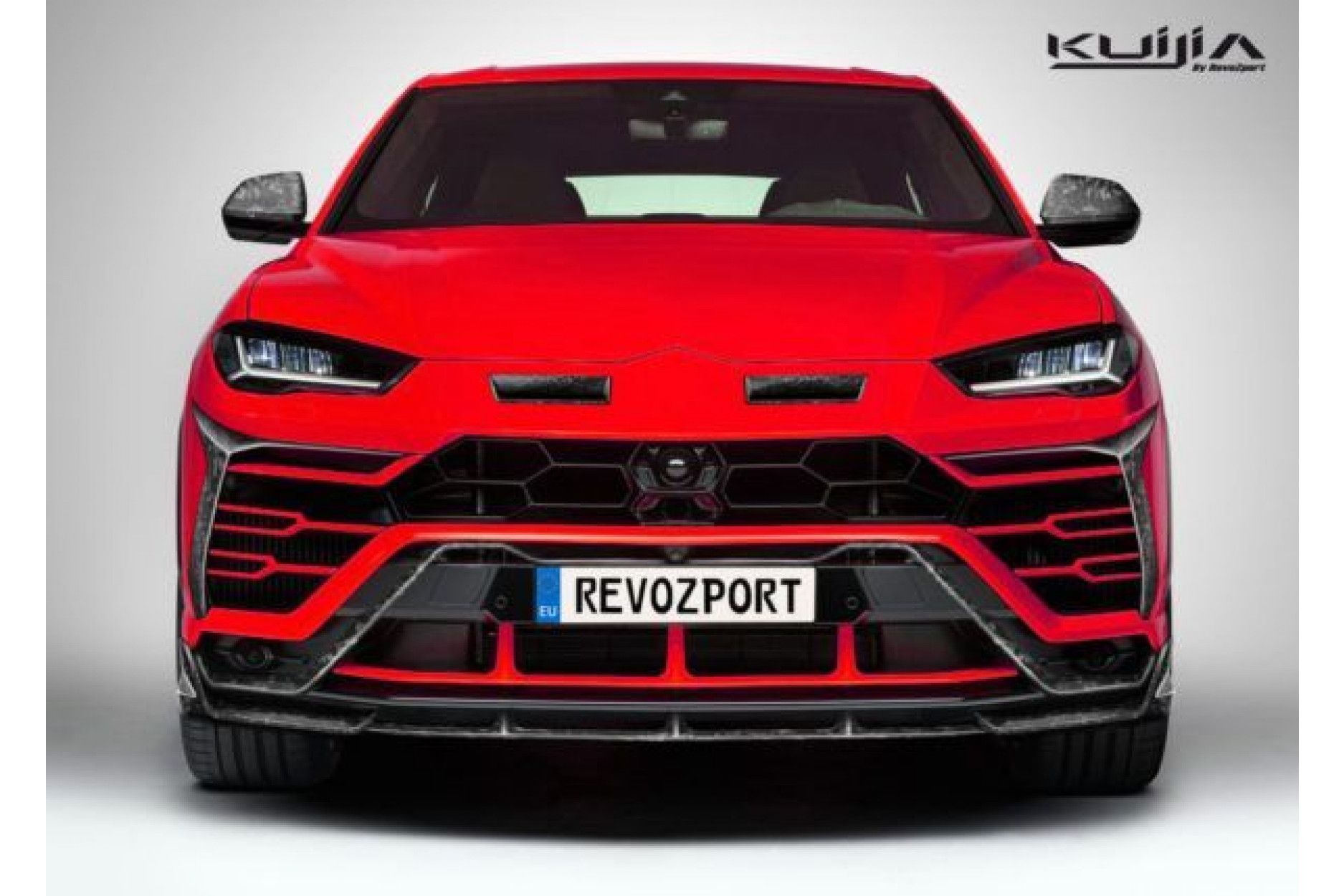 RevoZport Carbon Frontlippe für Lamborghini Urus "Kuijia" 2-teilig mit Fronteinsatz