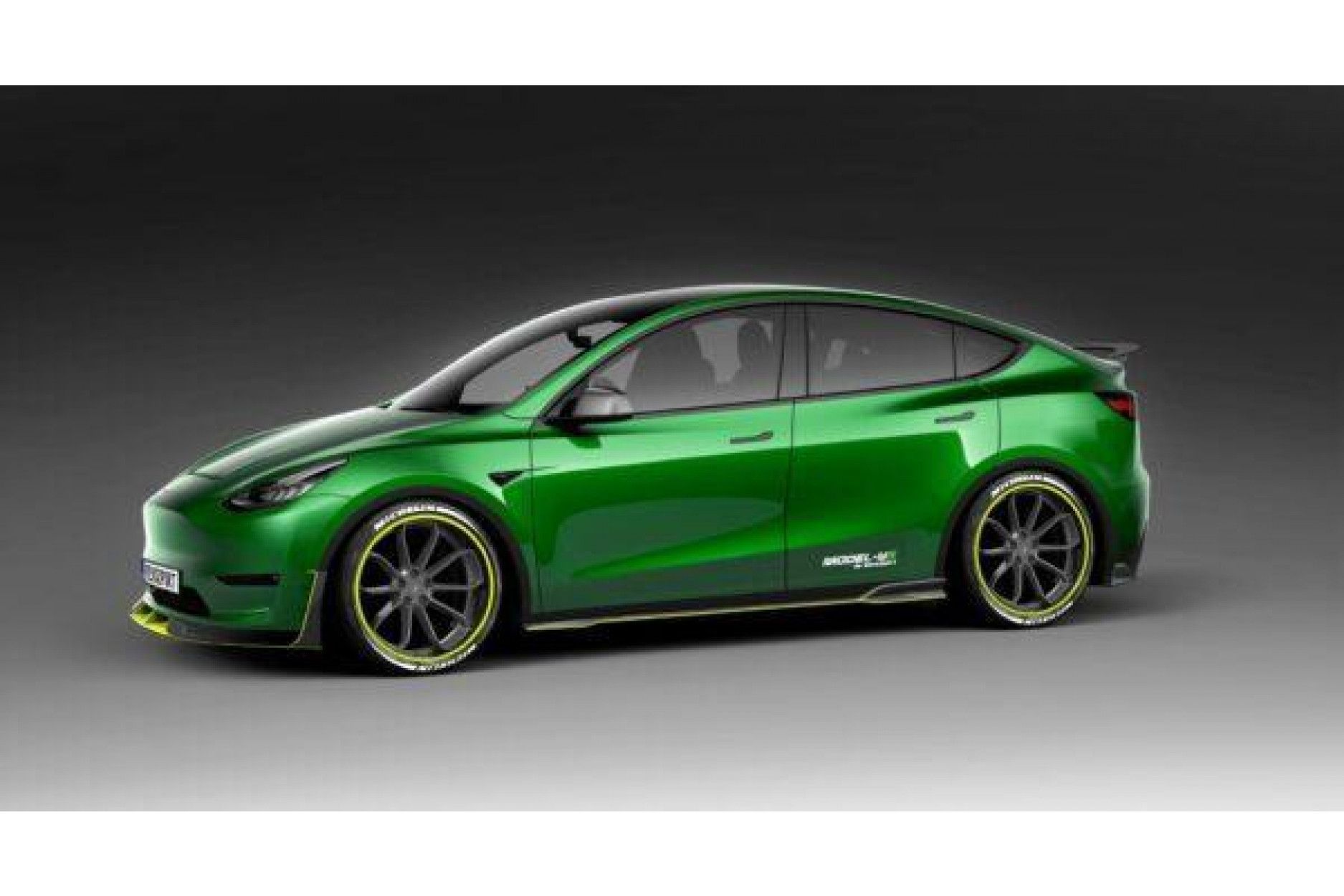 RevoZport Carbon Frontsplitter für Tesla Model Y Komplettes Set R-Zentric  - online kaufen bei CFD