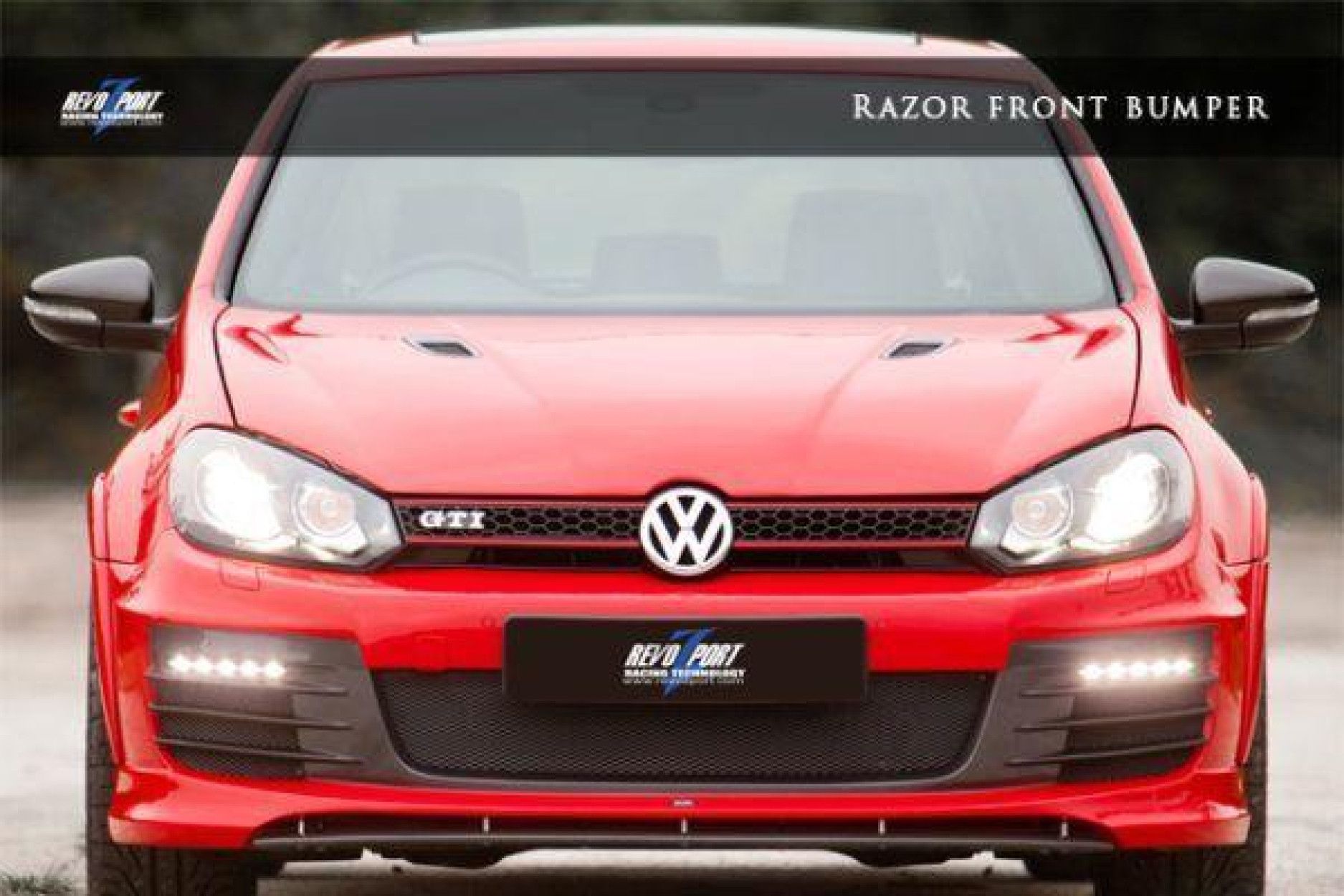 RevoZport GFK Front/Stoßstange für Volkswagen Golf MK6|Golf 6 GTI "Razor"