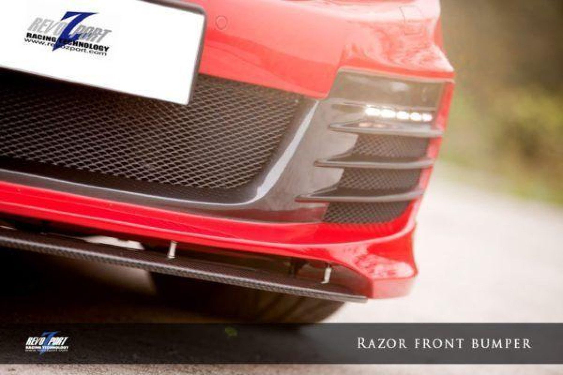 RevoZport GFK Front/Stoßstange für Volkswagen Golf MK6|Golf 6 GTI "Razor" (3) 