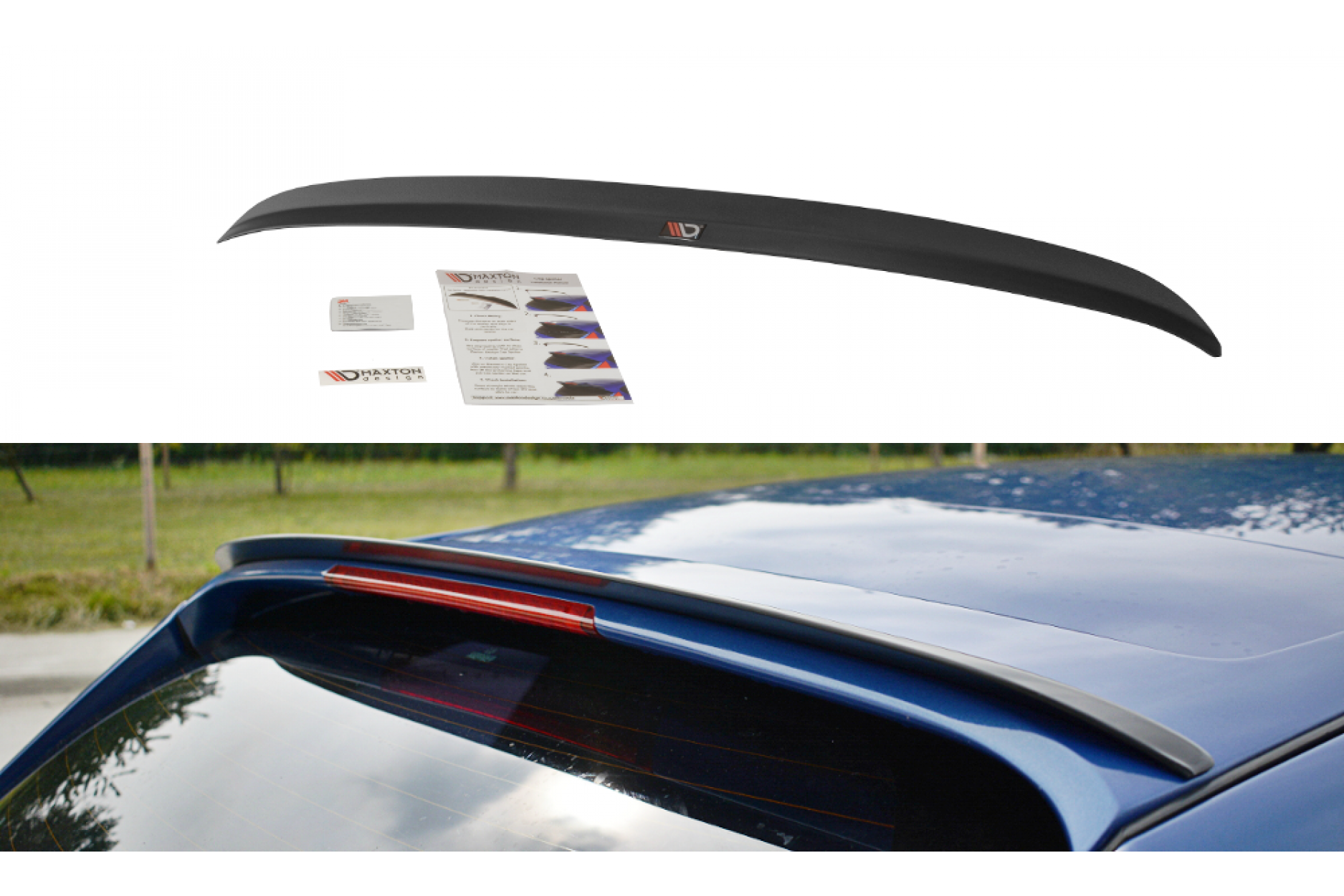 Maxton Design Spoiler für Alfa Romeo 156 GTA schwarz hochglanz