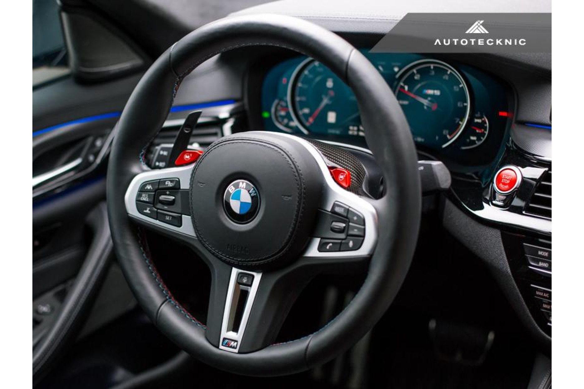 Autotecknic Carbon Lenkradcover für BMW 5er|6er|7er|X3|X4 G30|G32|G11|G01|G02 (2) 