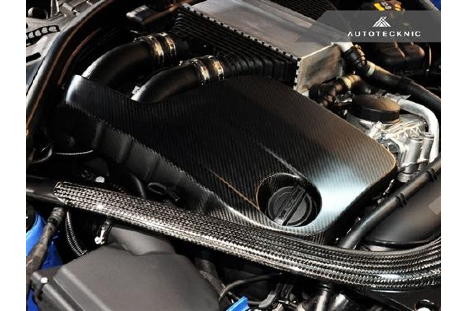 AutoTecknic Carbon Motorabdeckung für BMW 3er, 4er F80, F82 M3