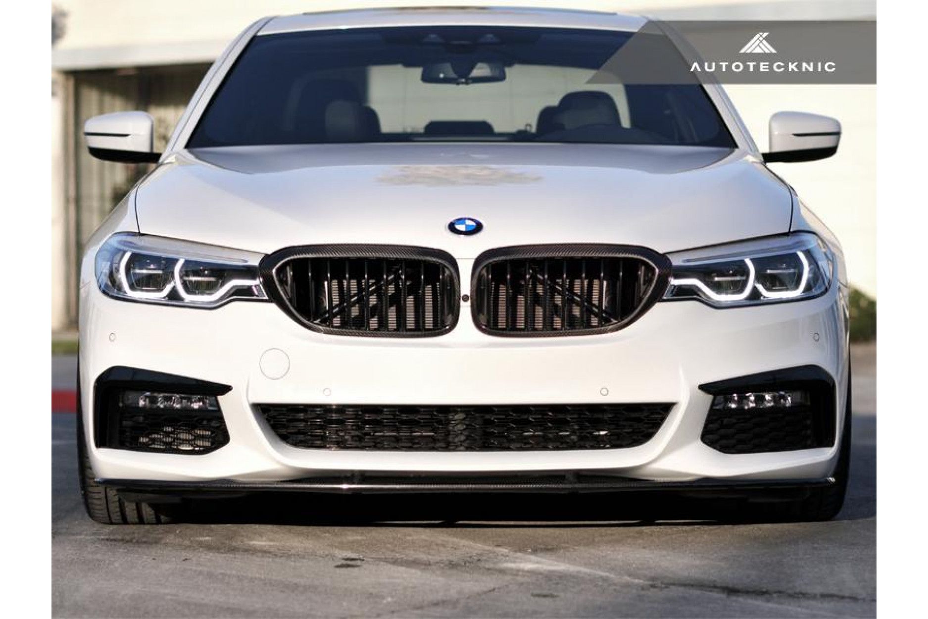 Autotecknic Carbon Frontgrill Cover für BMW 5er G30 2x2 weave - online  kaufen bei CFD