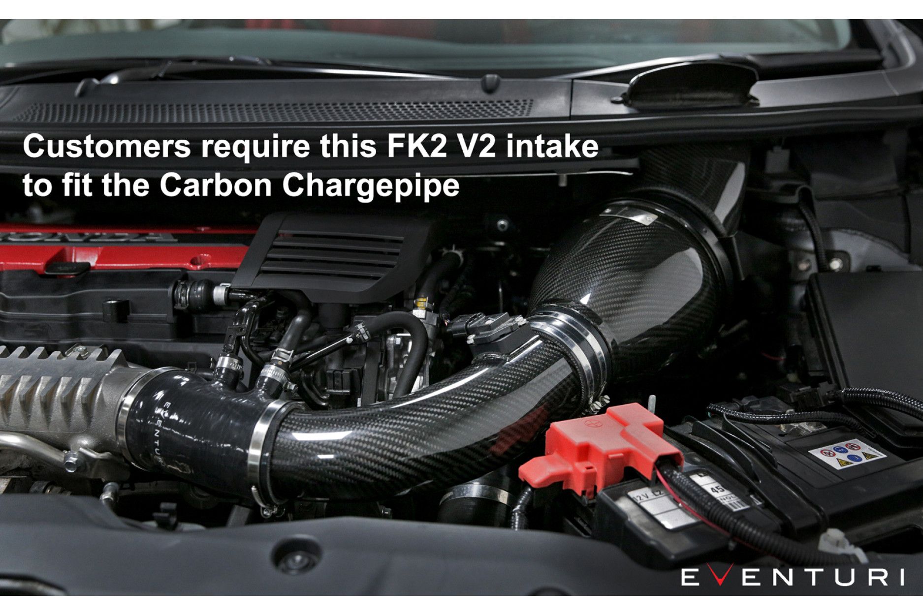 Eventuri Carbon Chargepipe/inlet für Honda Civic FK2 Type-R (3) 