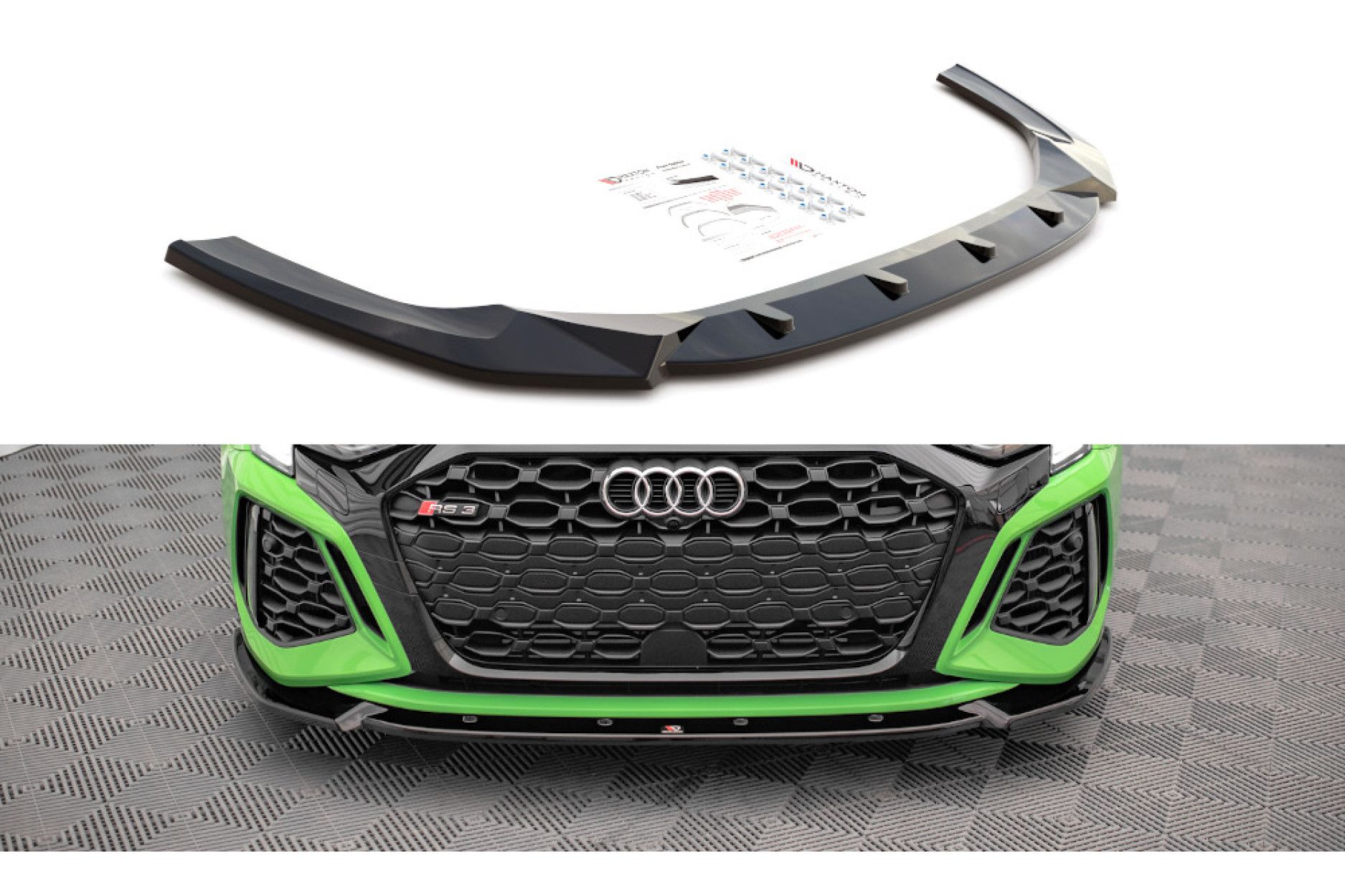 Maxton Design Cup Frontlippe V1 für Audi RS3 8Y - online kaufen bei CFD