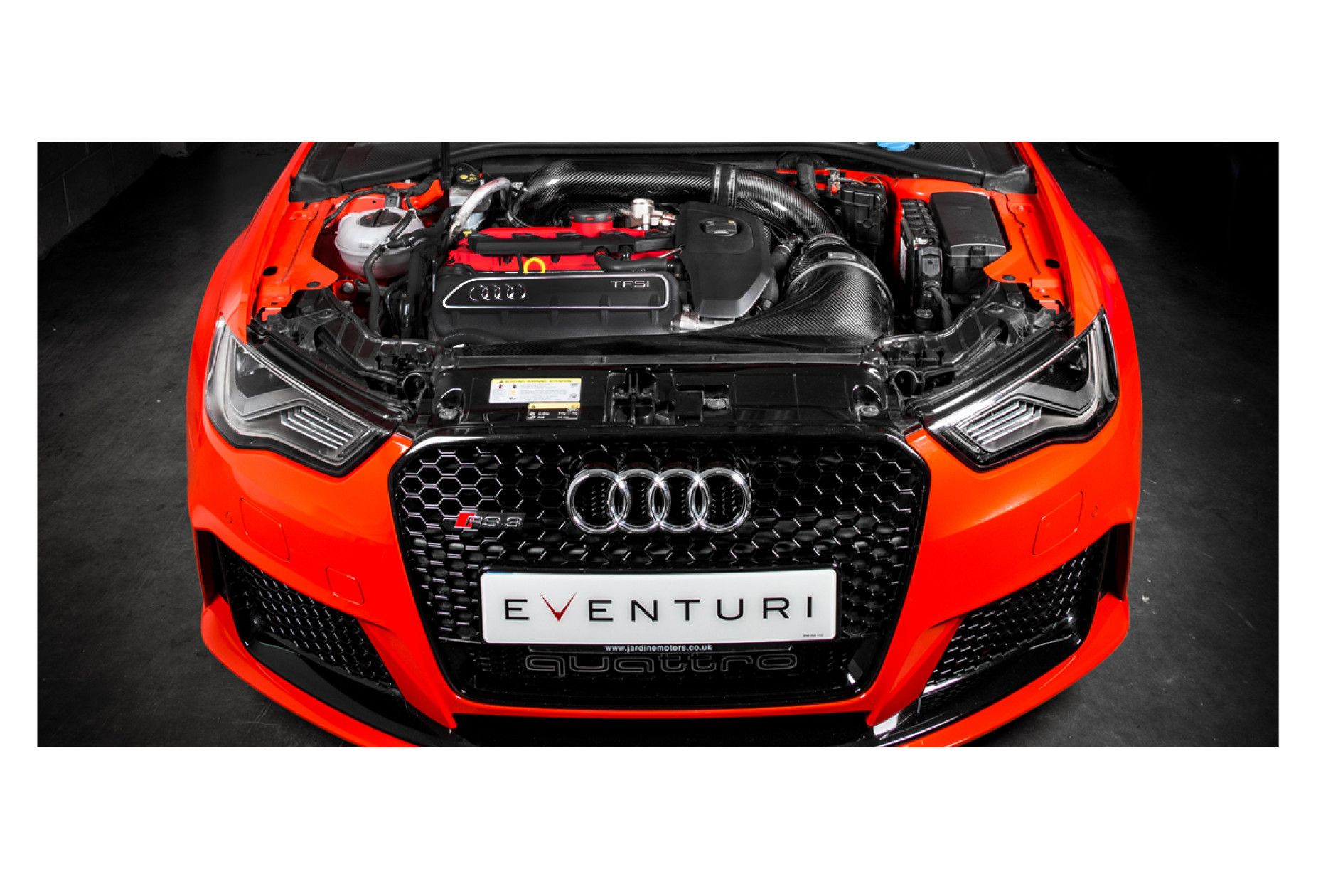 Eventuri Carbon Ansaugsystem für Audi 8V RS3 - Carbon Saugrohr (3) 