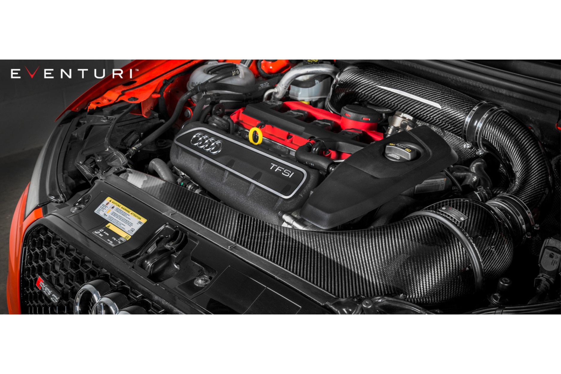 Eventuri Carbon Ansaugsystem für Audi 8V RS3 - Carbon Saugrohr (2) 