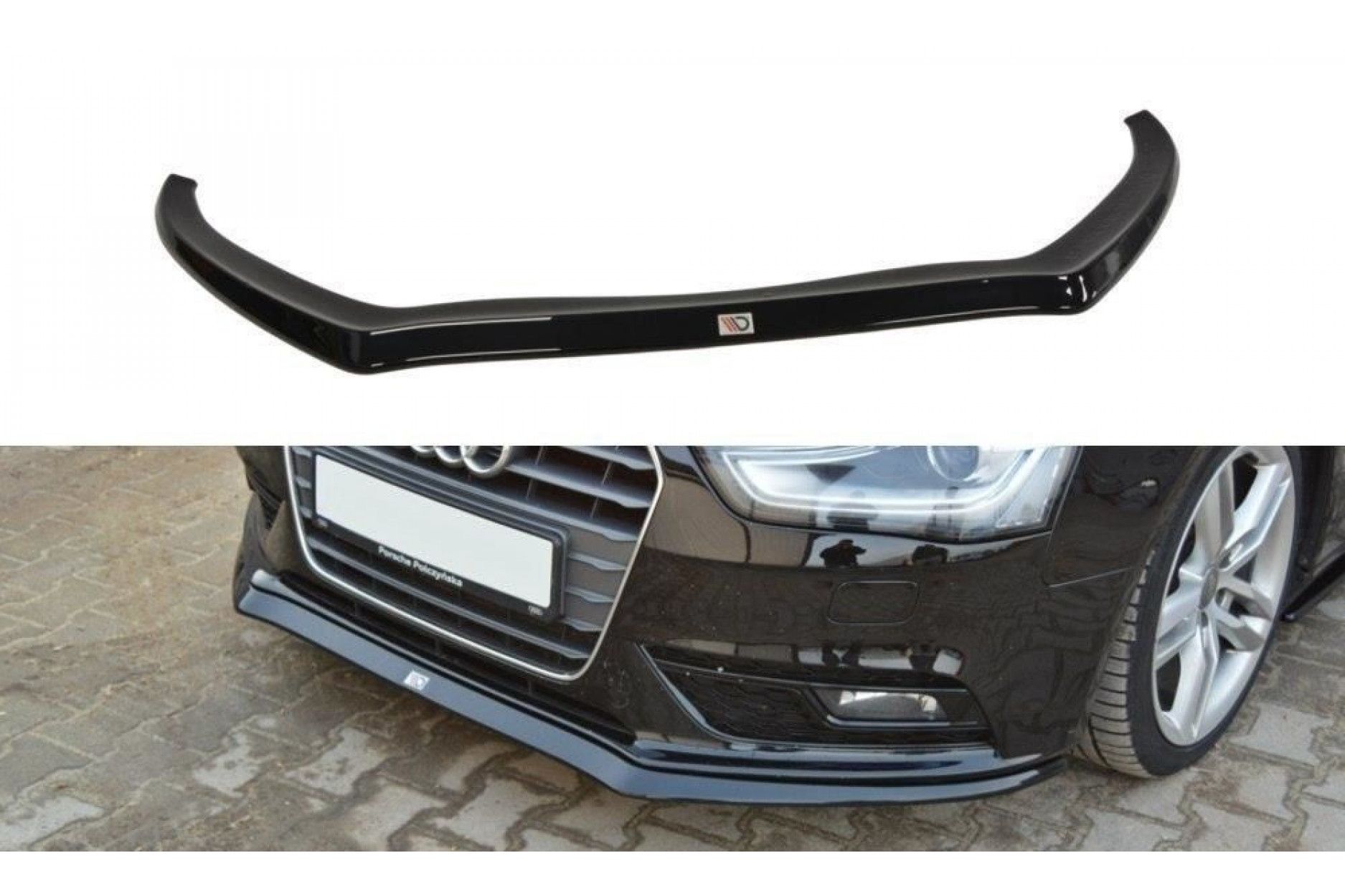 Maxton Design Frontlippe Fur Audi A4 B8 Facelift Schwarz
