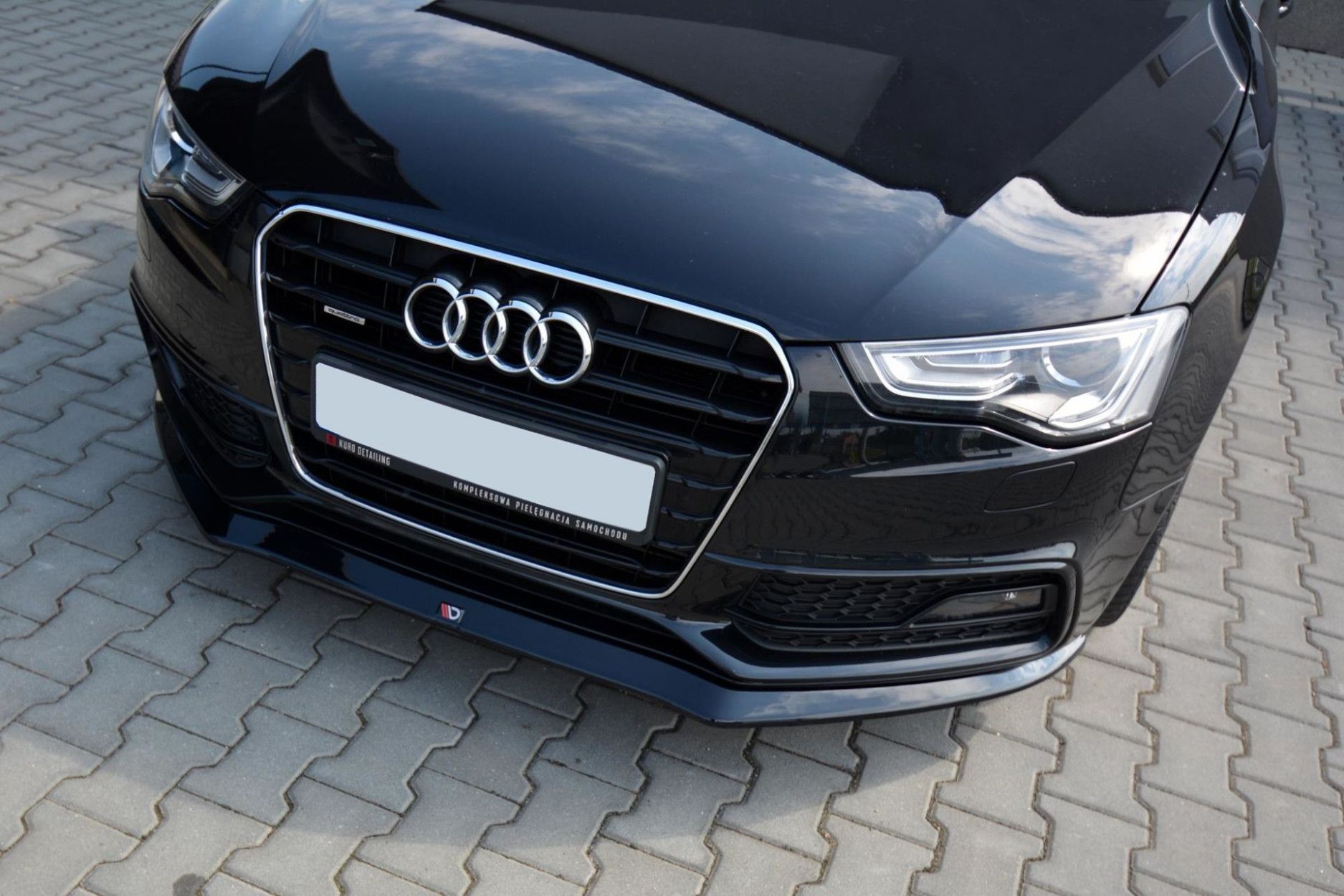 Maxton Design Seitenschweller für Audi A5 8T S5S-Line Facelift schwarz  hochglanz - online kaufen bei CFD
