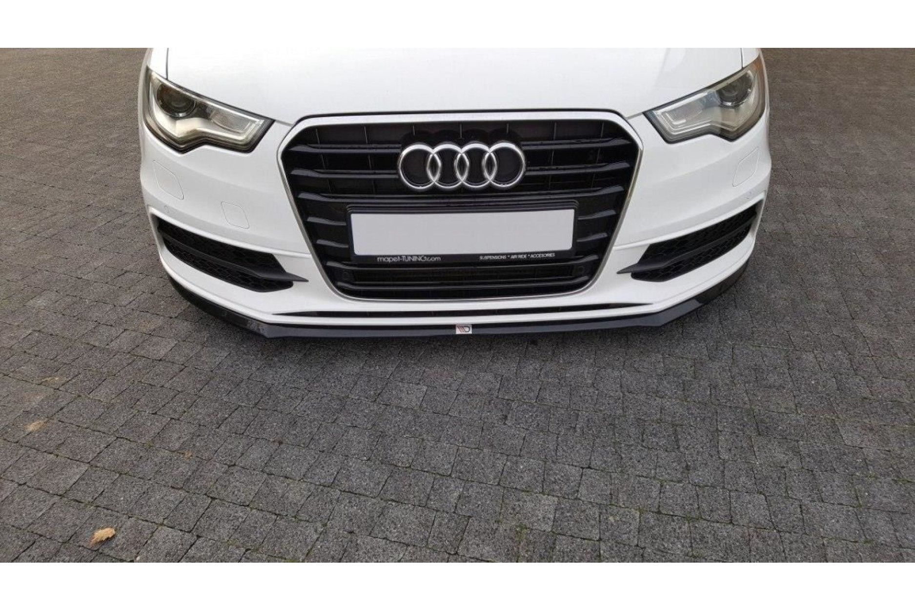 Maxton Design Frontlippe fur Audi A6 C7 S6 S Line schwarz hochglanz online kaufen bei CFD