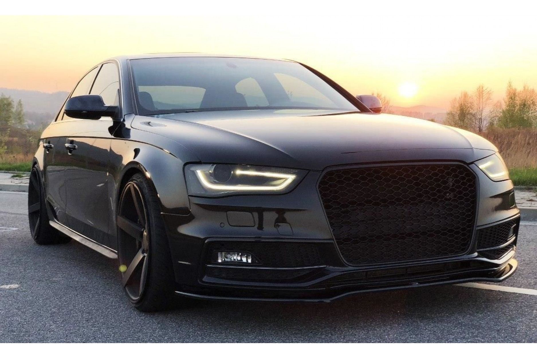 Maxton Design Frontlippe Fur Audi B8 S4 Facelift Schwarz Hochglanz