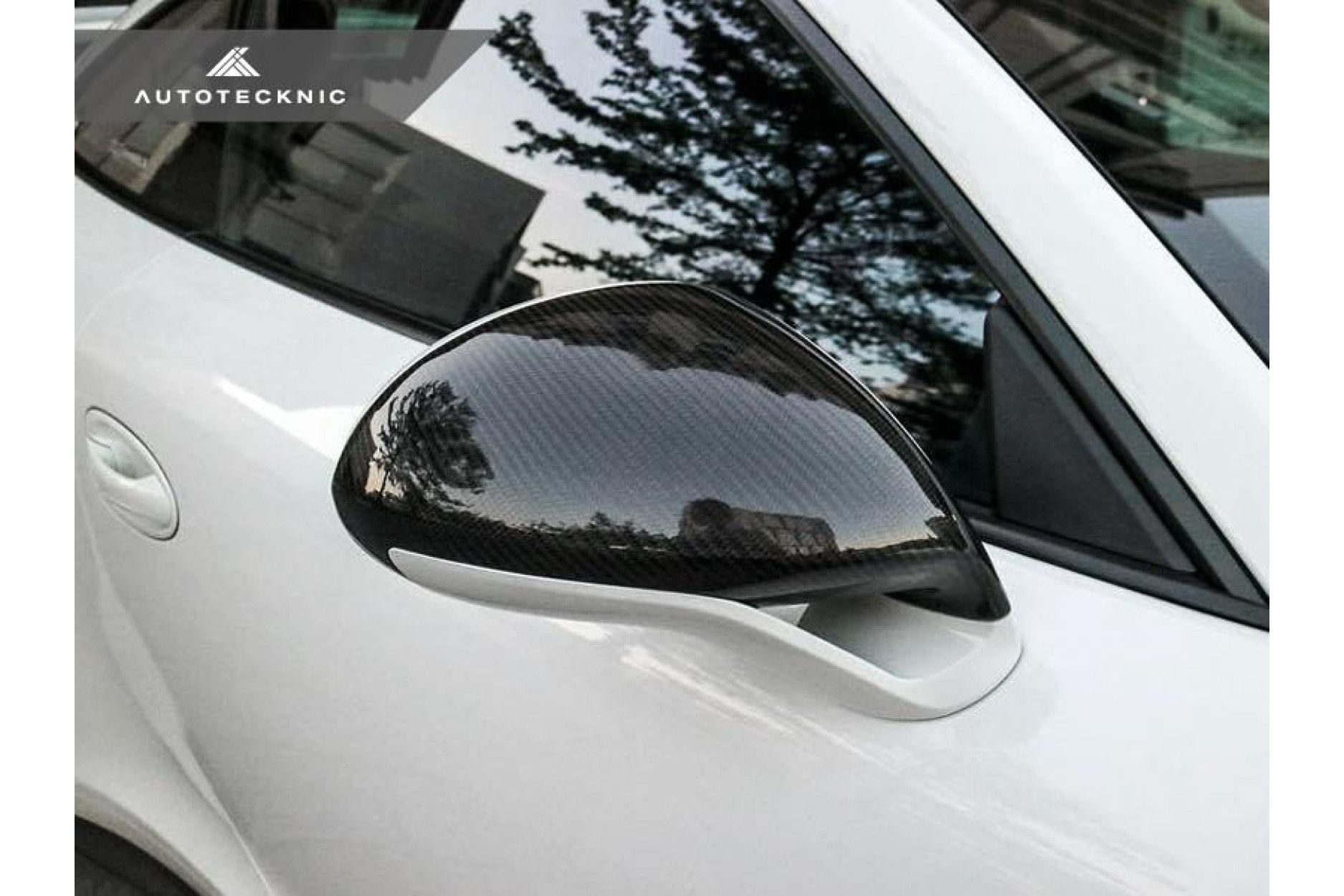 AutoTecknic Carbon Ersatz-Spiegelkappen für Porsche 991 Turbo, GT3