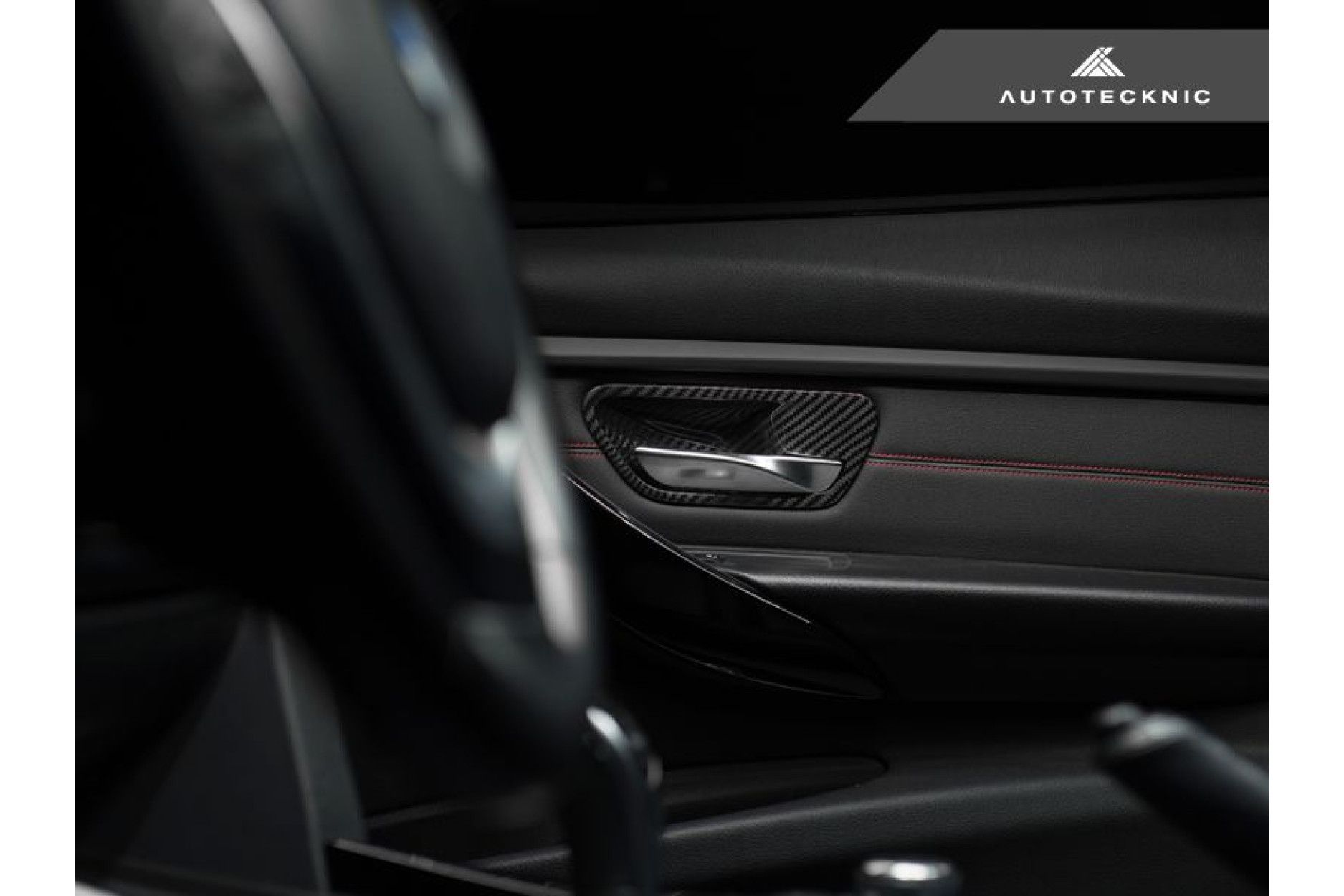 Carbon Faser Stil Auto Innen Türgriff Dekoration Abdeckung Für BMW X1 F48  2016 18 ABS 4 Stücke Auto Innen Geändert Styling Von 31,1 €