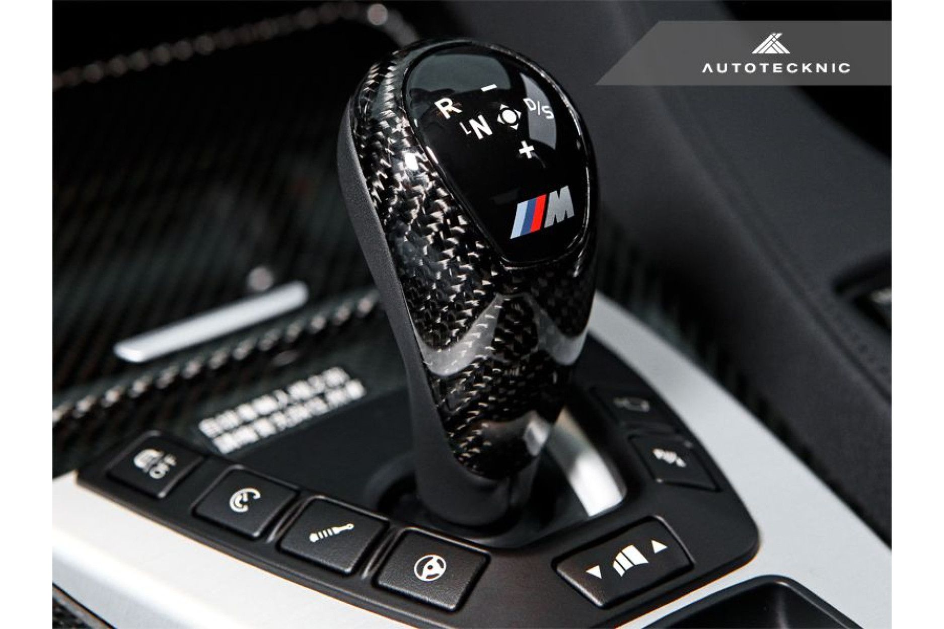 Autotecknic Carbon Schaltknauf Abdeckung für BMW F87 M2 und M2 Comp