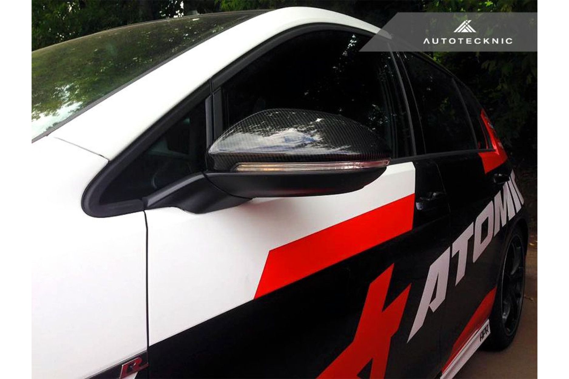 Auto geschmiedete Carbon Muster Seitenflügel Spiegel Abdeckung für Golf 7  Mk7 7.5 Gtd R Gte Vii Cap E-Golf Sports