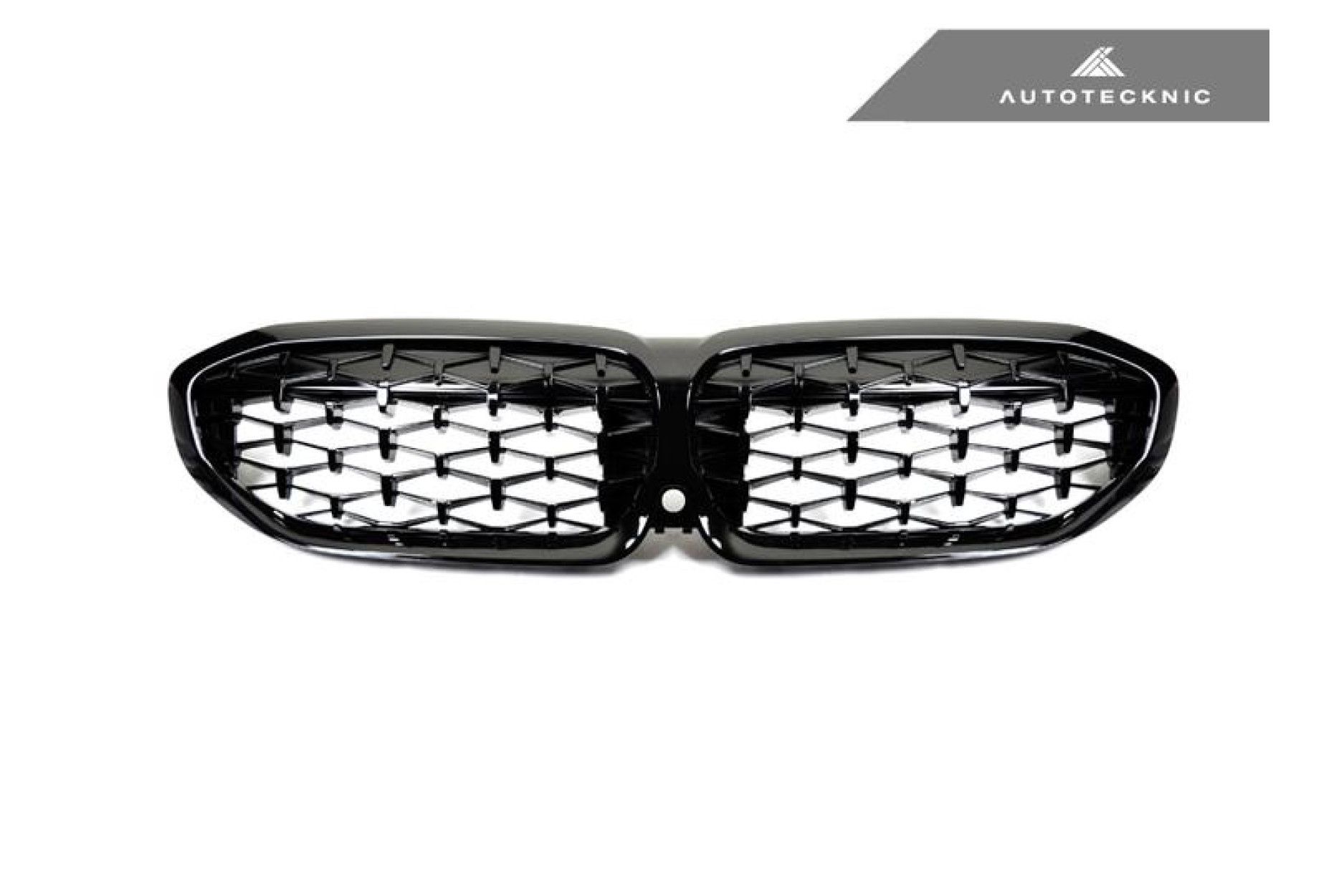 Autotecknic Glazing Black Kühlergrill für BMW 3er G20 M340i|320i|330i|340i|mit M-Paket