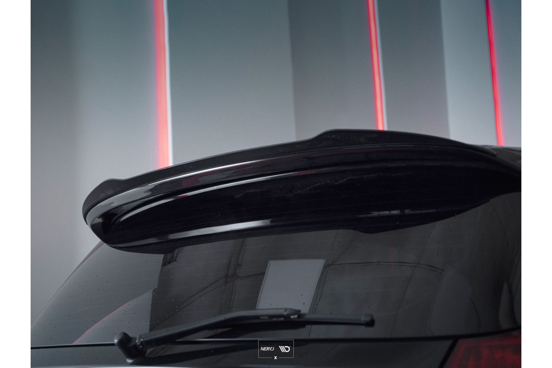 Maxton Design Spoiler für BMW 1er E81|E87 Facelift schwarz hochglanz (4) 