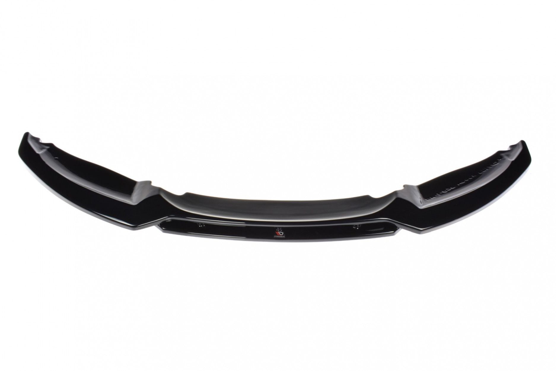 Maxton Design Frontlippe für BMW 1er E82 Facelift schwarz hochglanz (5) 