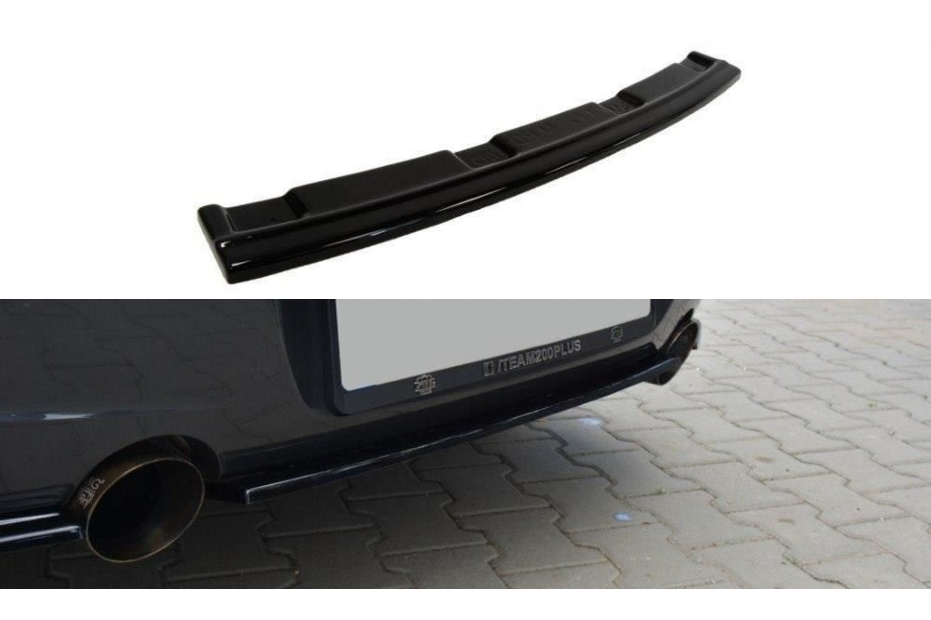 Maxton Design Diffusor für BMW 1er F20|F21 schwarz hochglanz