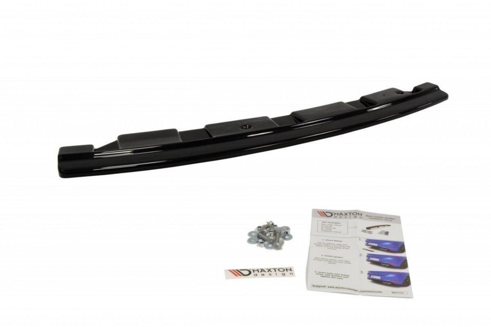 Maxton Design Diffusor für BMW 5er F11 mit M-Paket Limousine schwarz hochglanz (2) 