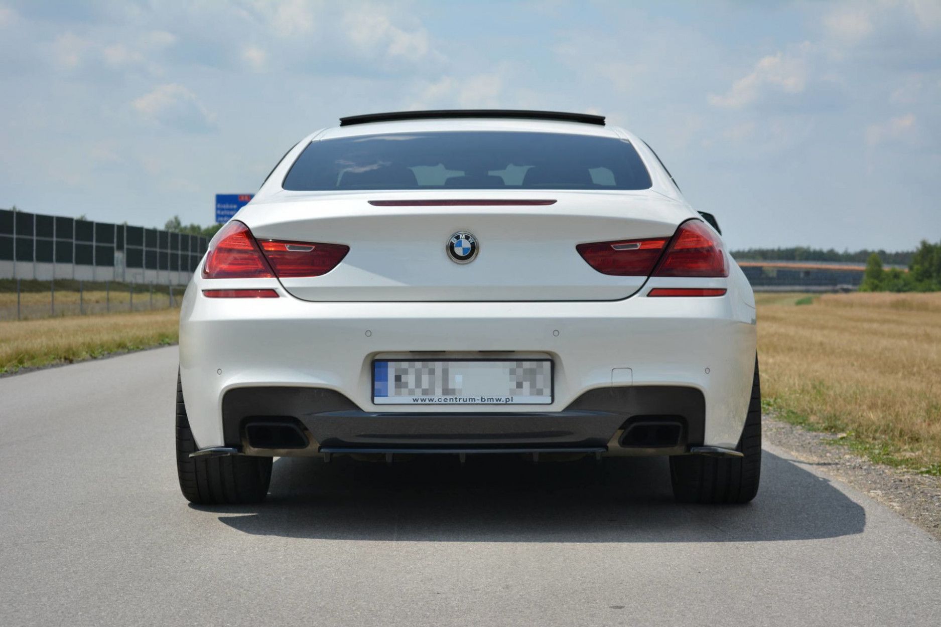 Maxton Design Diffusor-Erweiterungen für BMW 6er F06 650i|mit M-Paket schwarz hochglanz (7) 