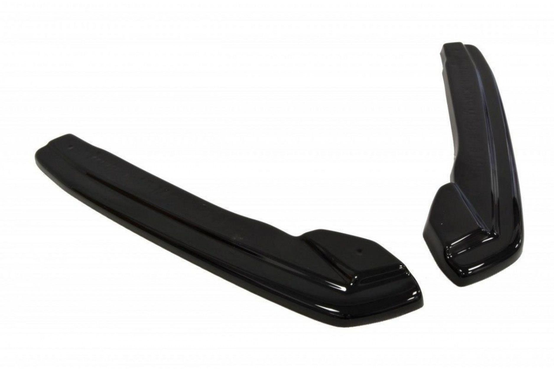 Maxton Design Diffusor-Erweiterungen für BMW 6er F06 650i|mit M-Paket schwarz hochglanz (9) 