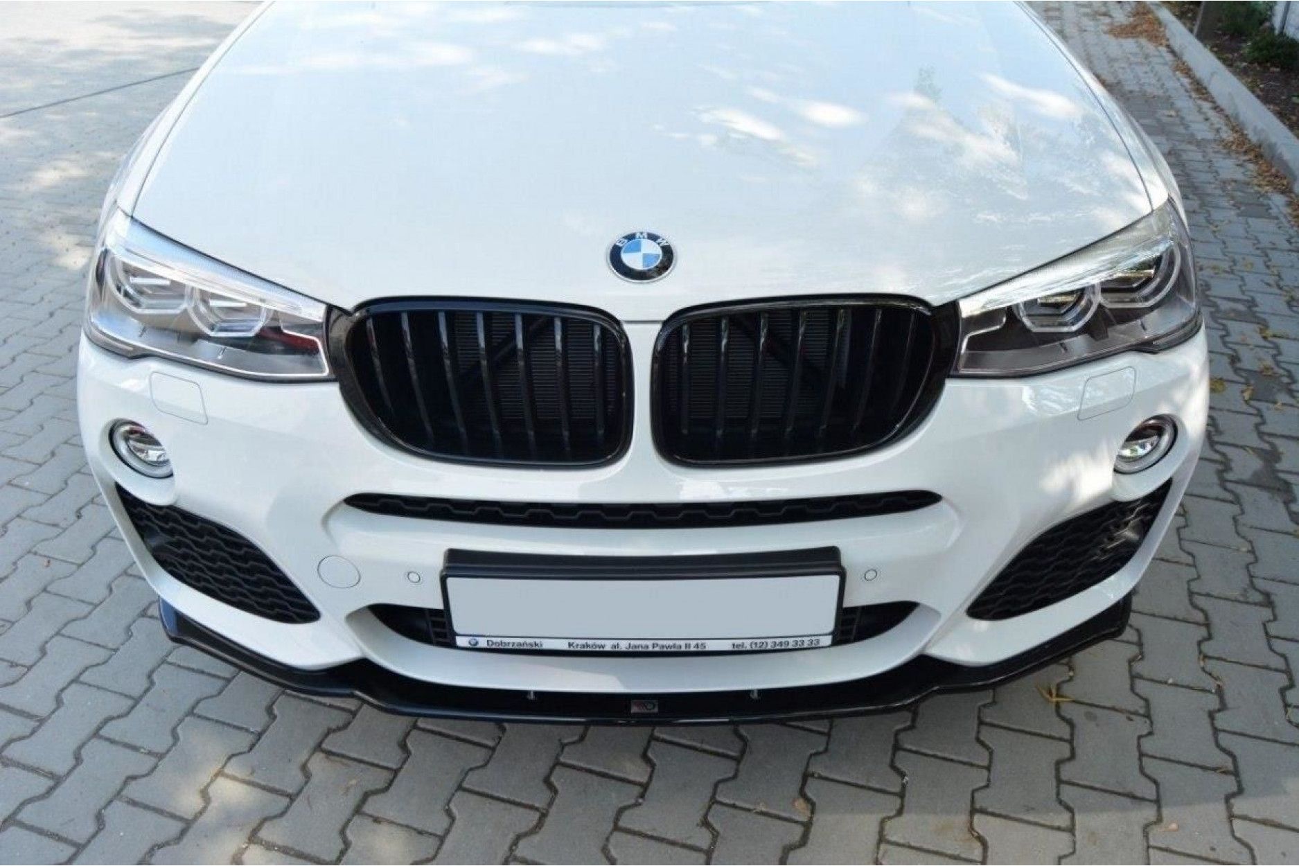 Maxton Design Frontlippe Fur Bmw X4 F26 Carbon Look Online Kaufen Bei Cfd