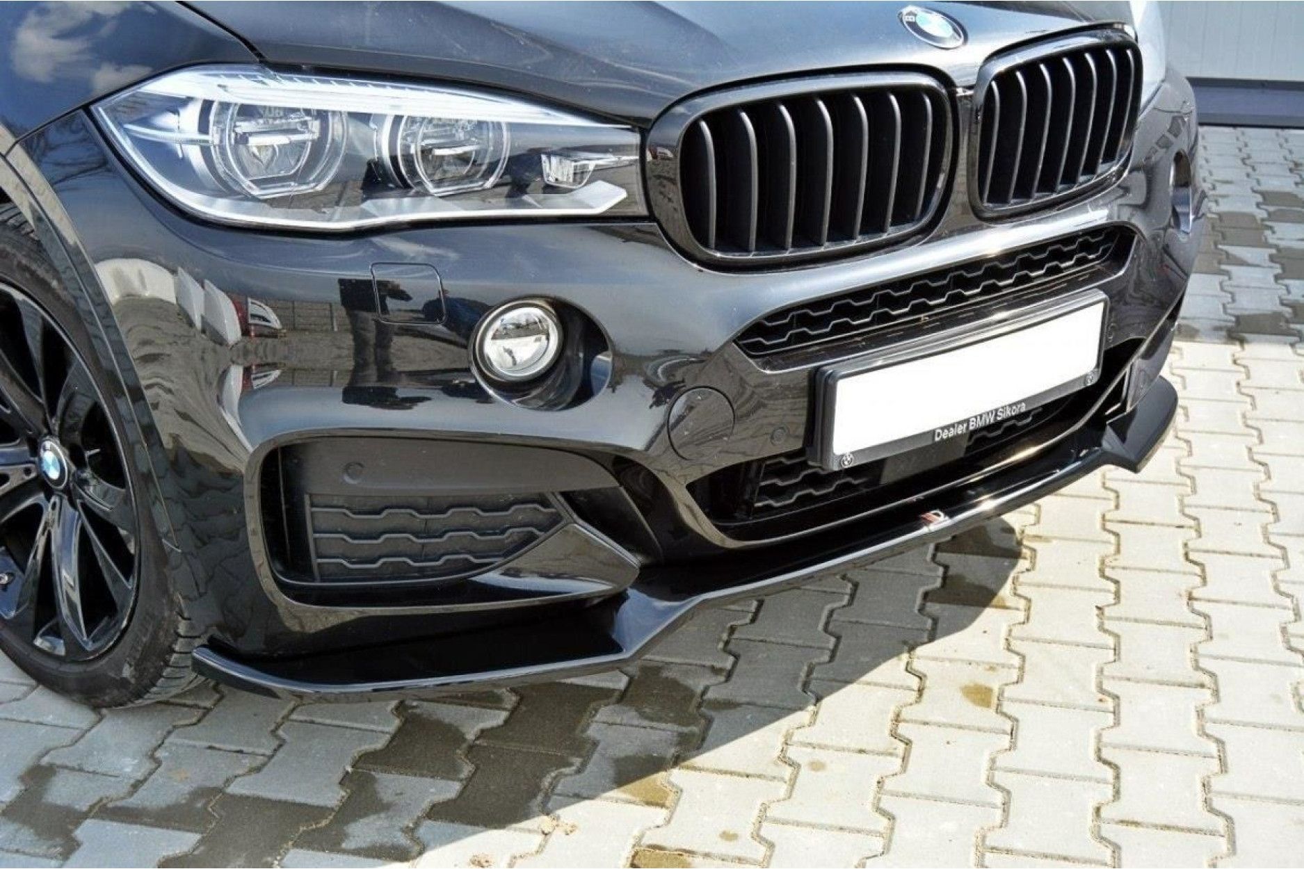 Maxton Design Frontlippe V.1 für BMW X6 F16 mit M-Paket schwarz hochglanz -  online kaufen bei CFD