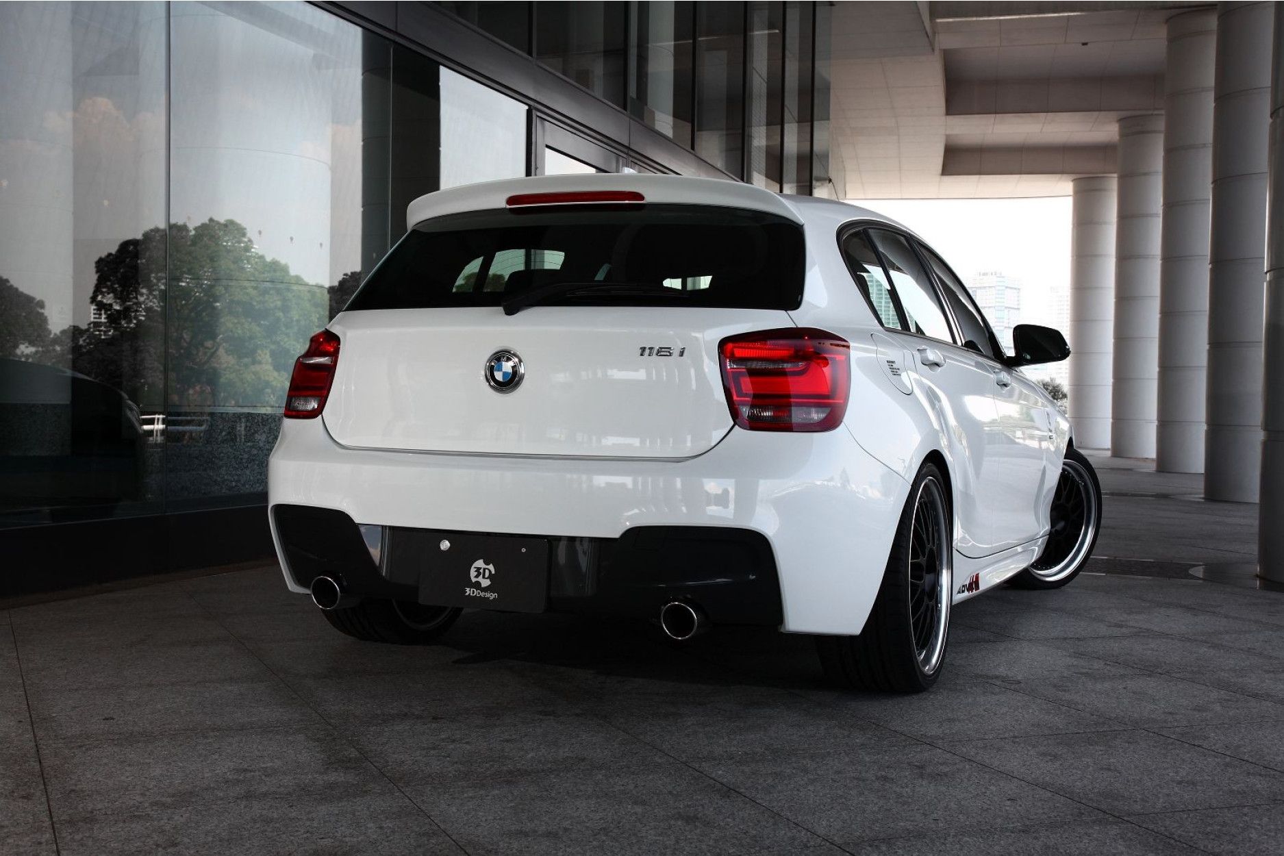 3DDesign Carbon Diffusor passend für BMW F20 mit M-Paket - online kaufen  bei CFD
