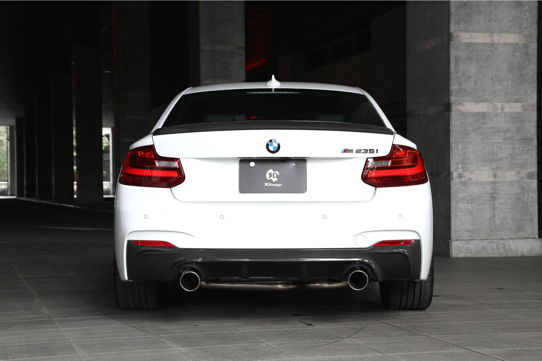 3DDesign Carbon Diffusor passend für BMW F22 mit M-Paket (3) 