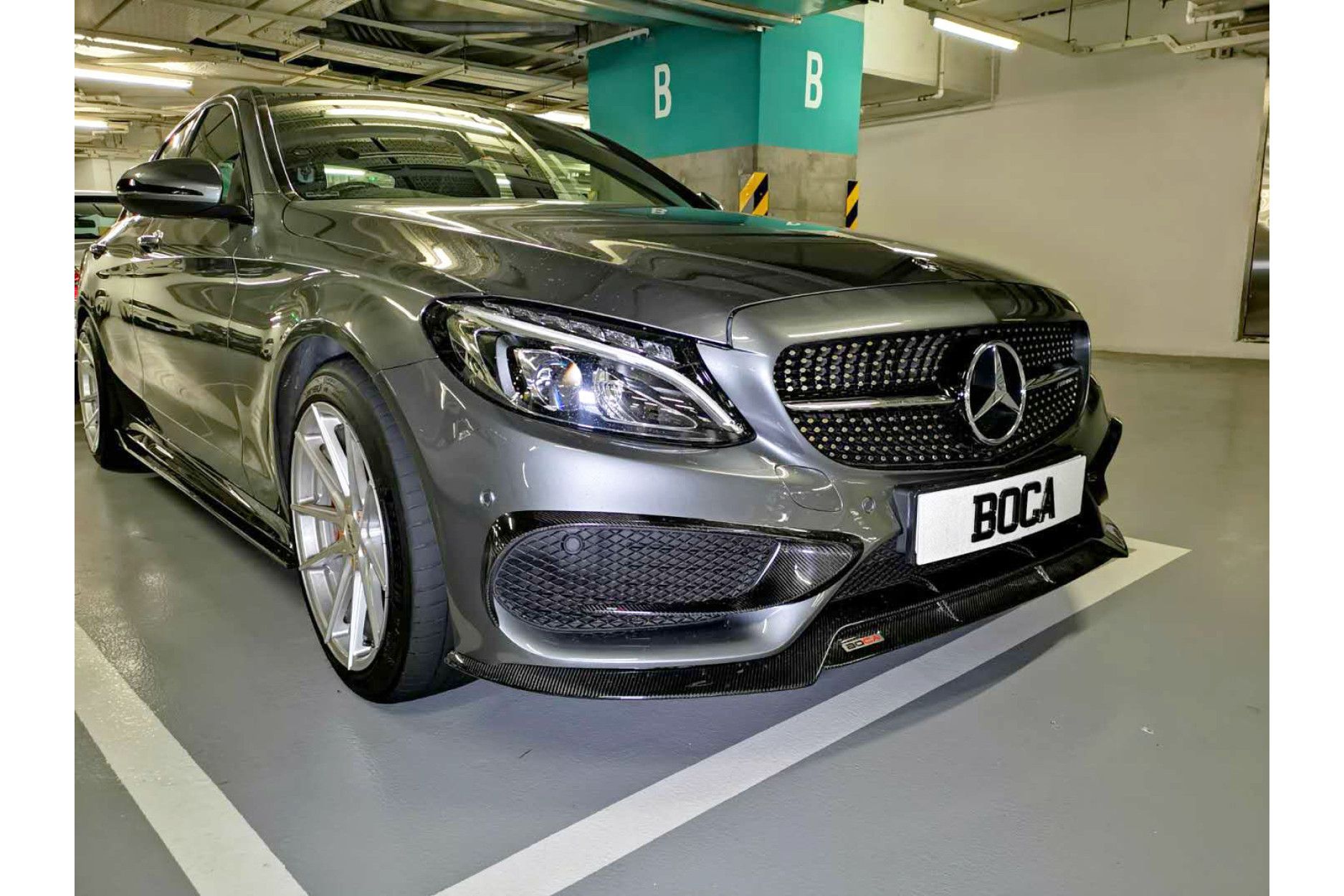 Boca Carbon Frontlippe Mercurie Fur Mercedes Benz C Klasse W205 C205 C200 C250 C300 C43 Amg Vorfacelift Nur Amg Paket Online Kaufen Bei Cfd